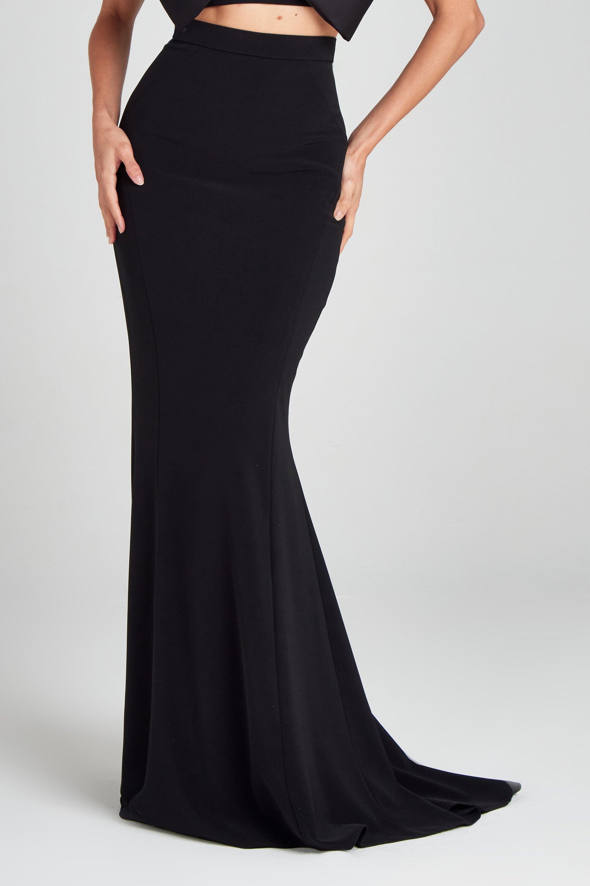 Carolina Black Maxi Skirt NADINE MERABI