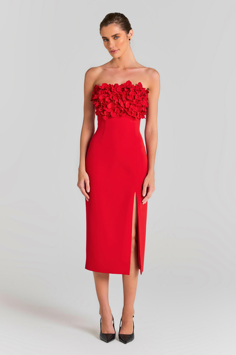 asos jasmine ruched dress