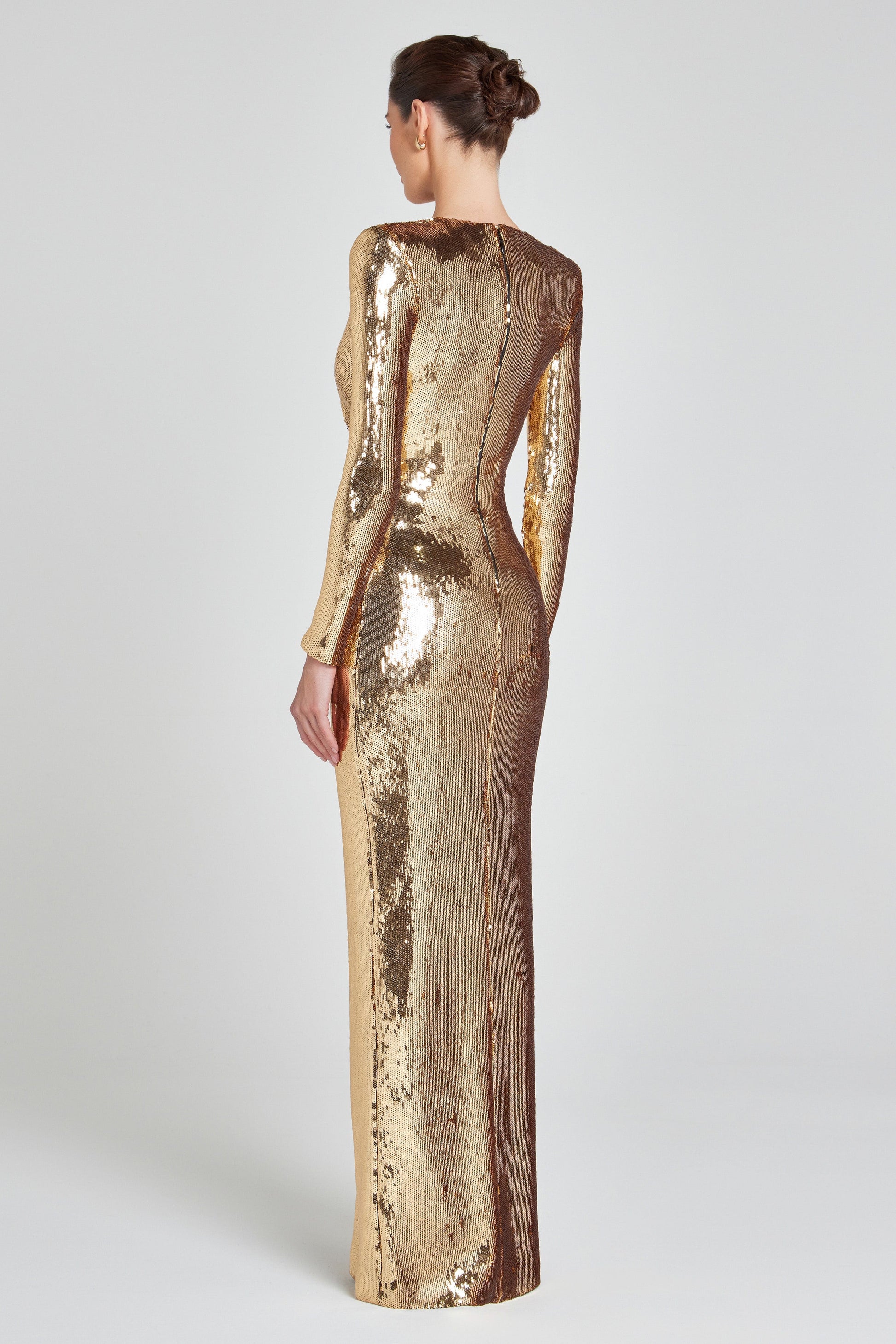 Jennifer Gold Dress | NADINE MERABI Jennifer Gold Dress | NADINE MERABI