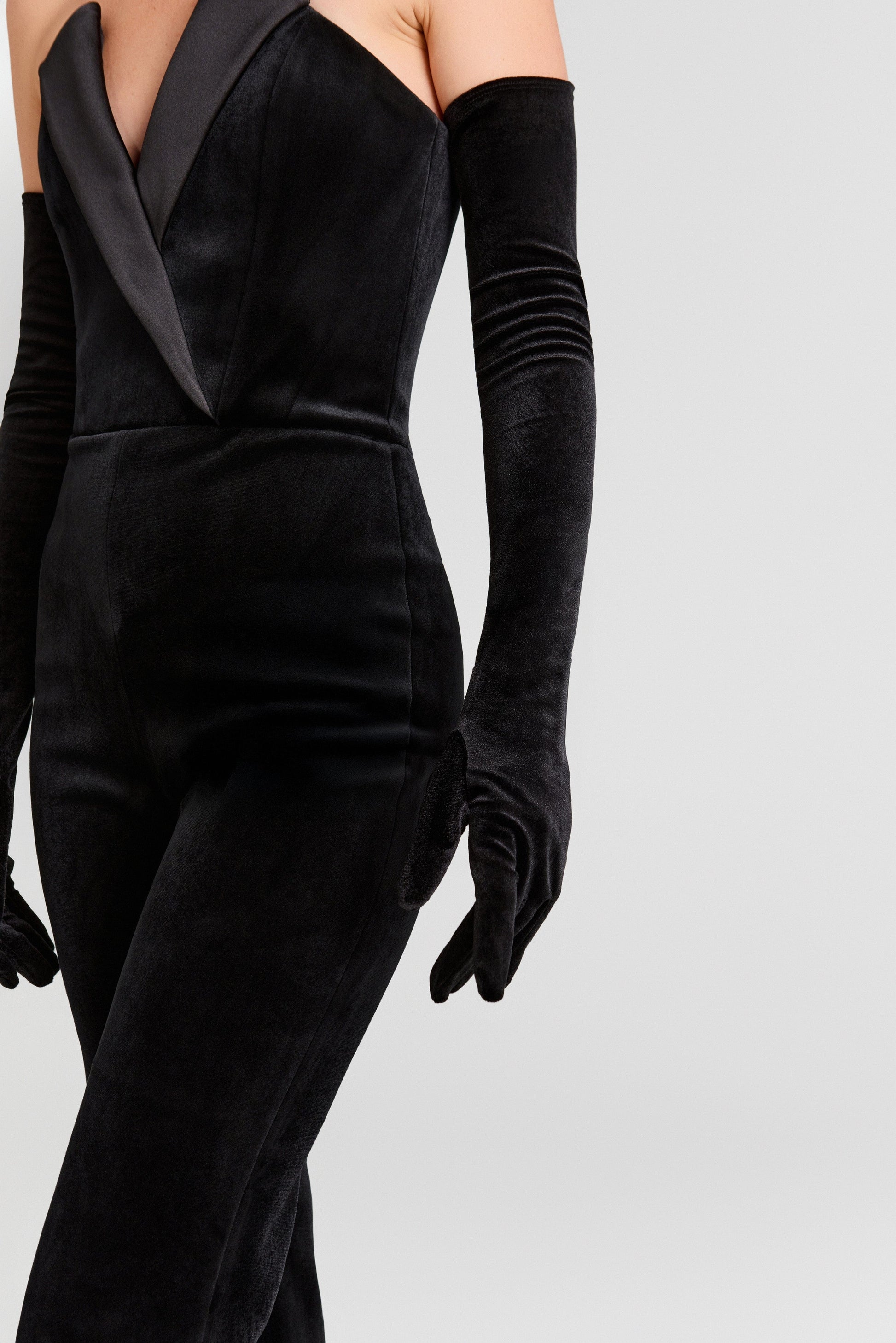 NADINE MERABI Accessory ONE SIZE Jessica Black Gloves