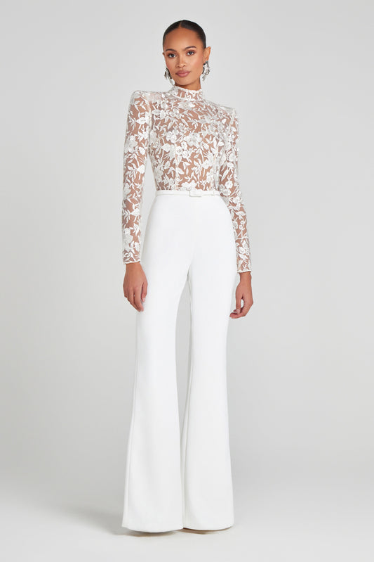 Bridal Jumpsuits | White Bridal Jumpsuits | NADINE MERABI Bridal Jumpsuits | White Bridal Jumpsuits | NADINE MERABI
