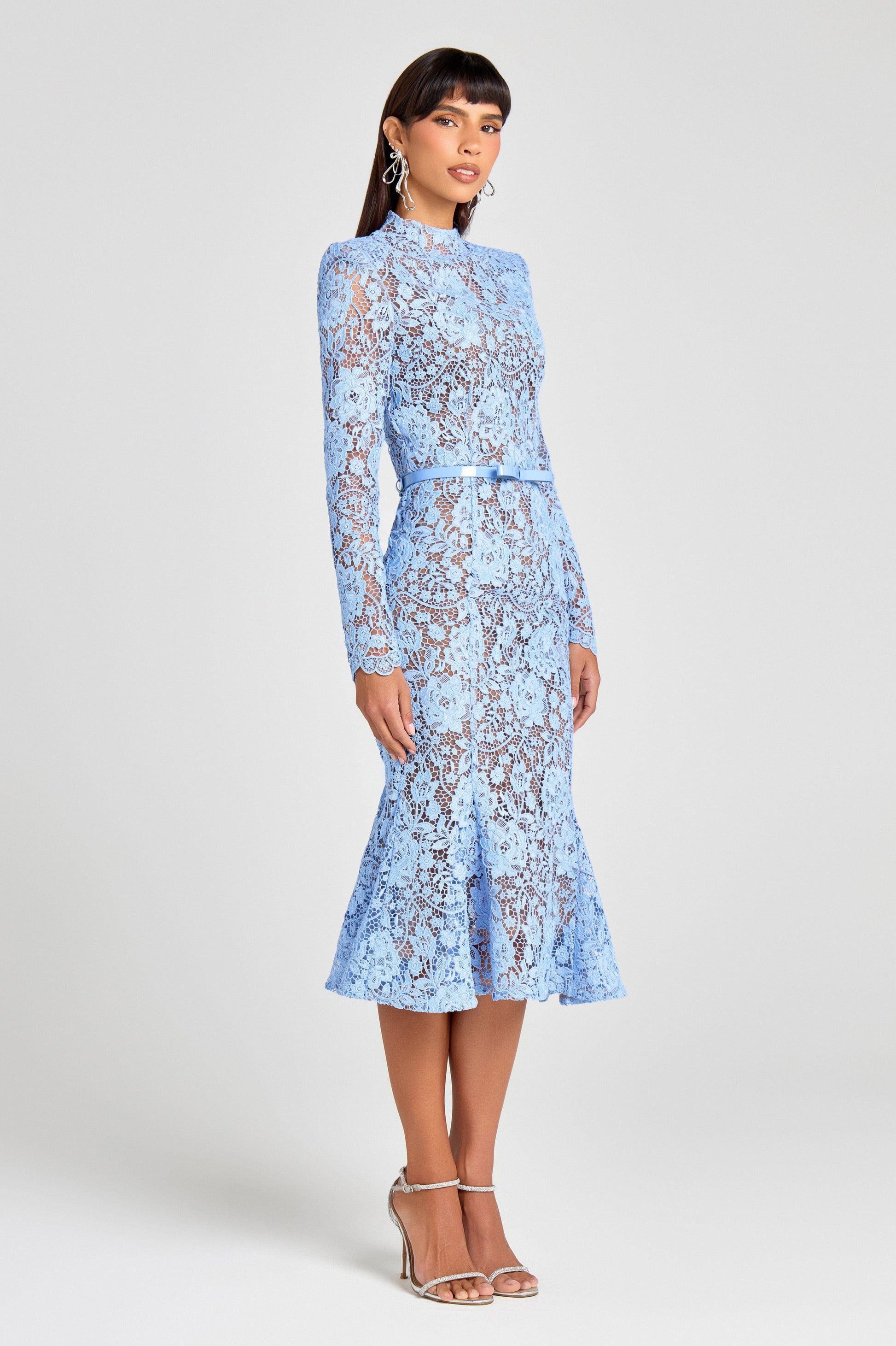 Juliette Blue Dress | NADINE MERABI Juliette Blue Dress | NADINE MERABI