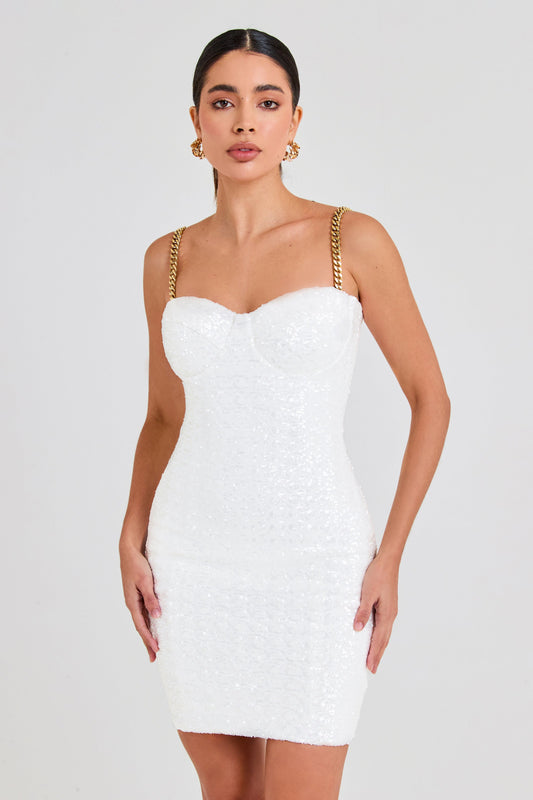 Lara White Dress