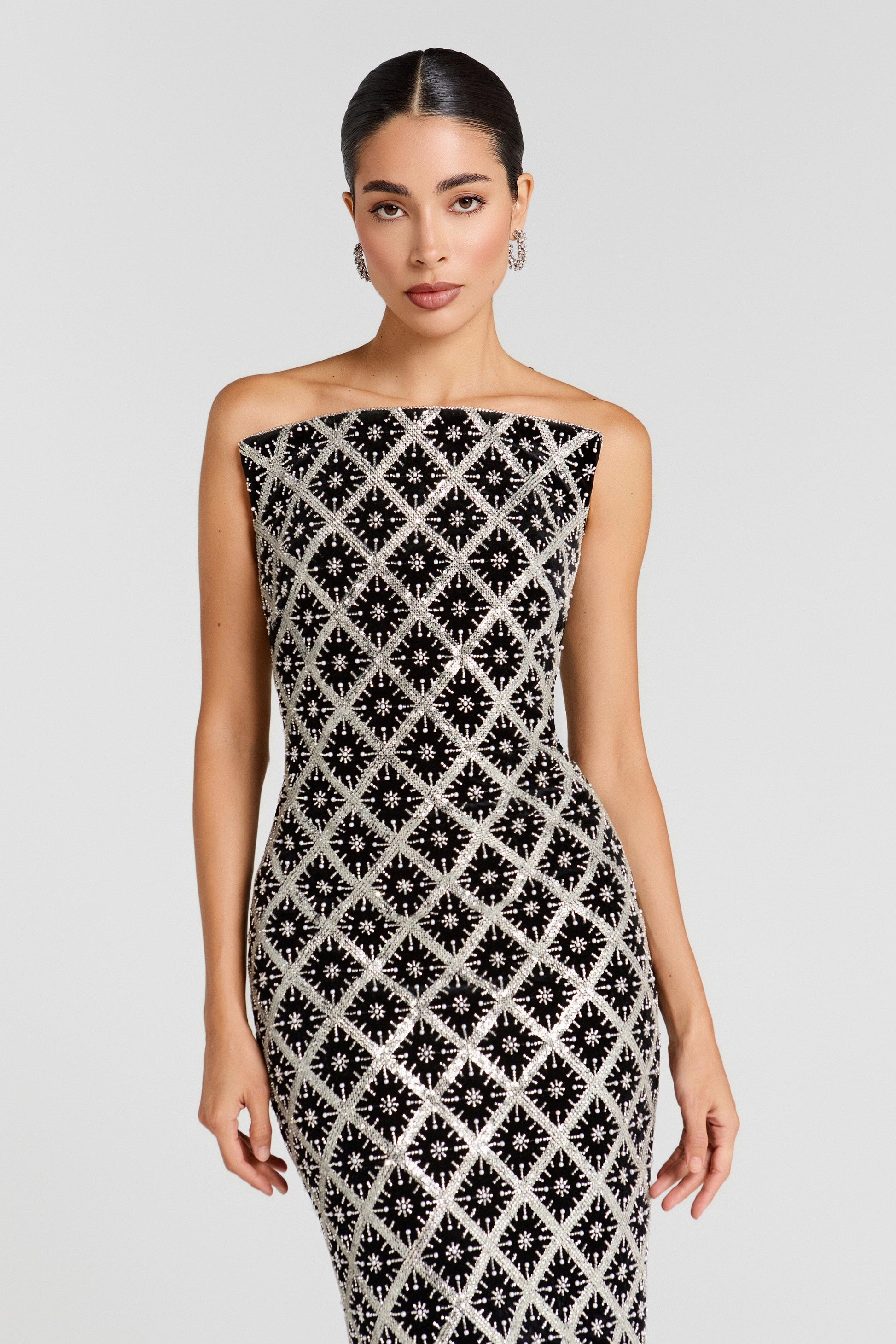 NADINE MERABI Dresses Larissa Black Dress