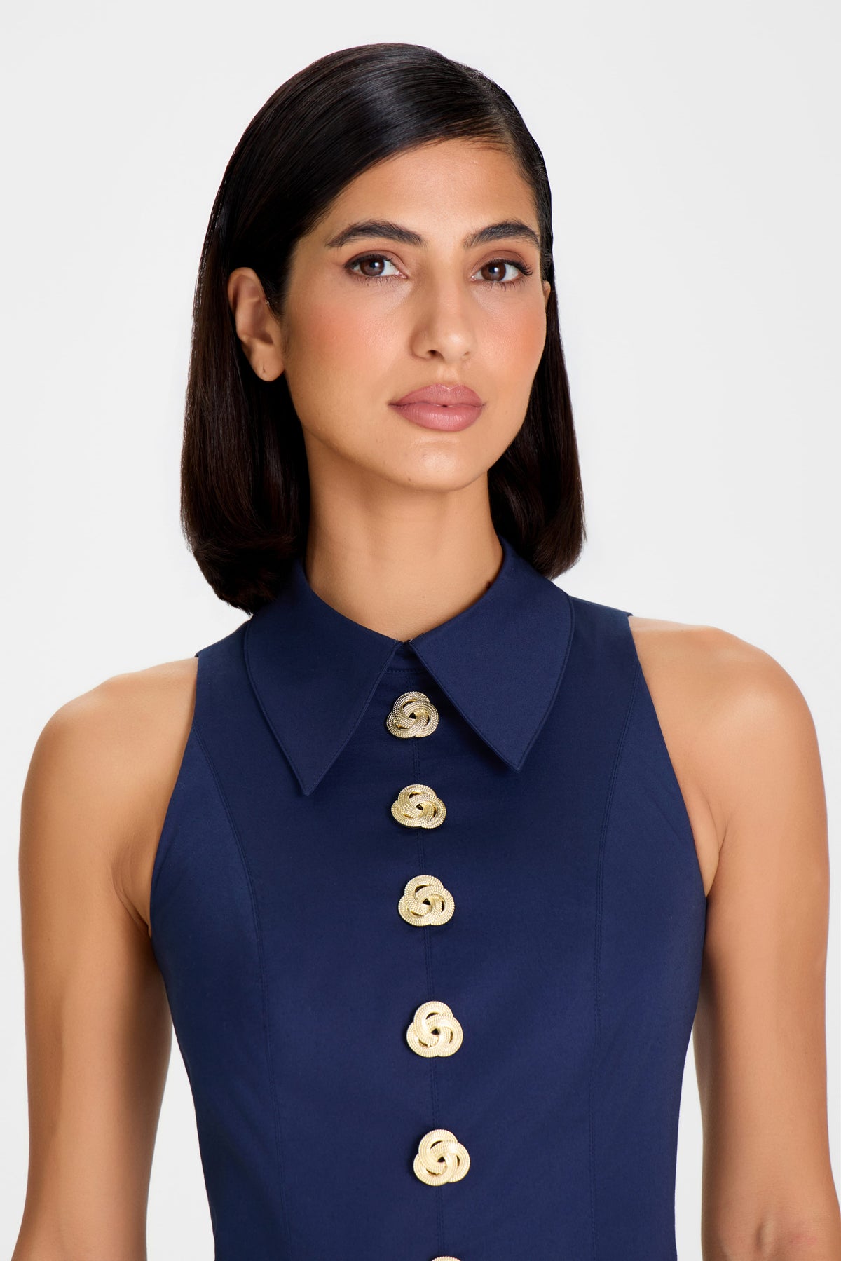 MIDI Dresses Laura Navy Dress