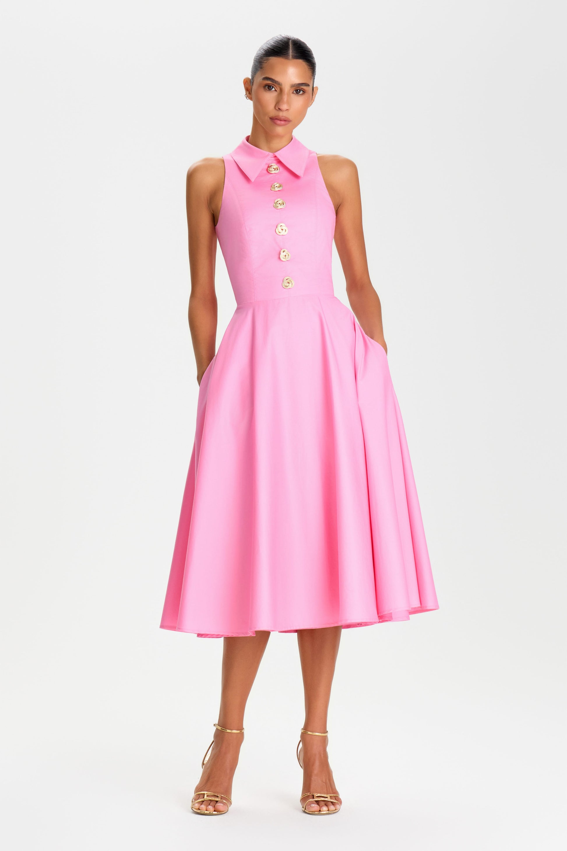 Nadine Merabi Laura Pink Dress 10