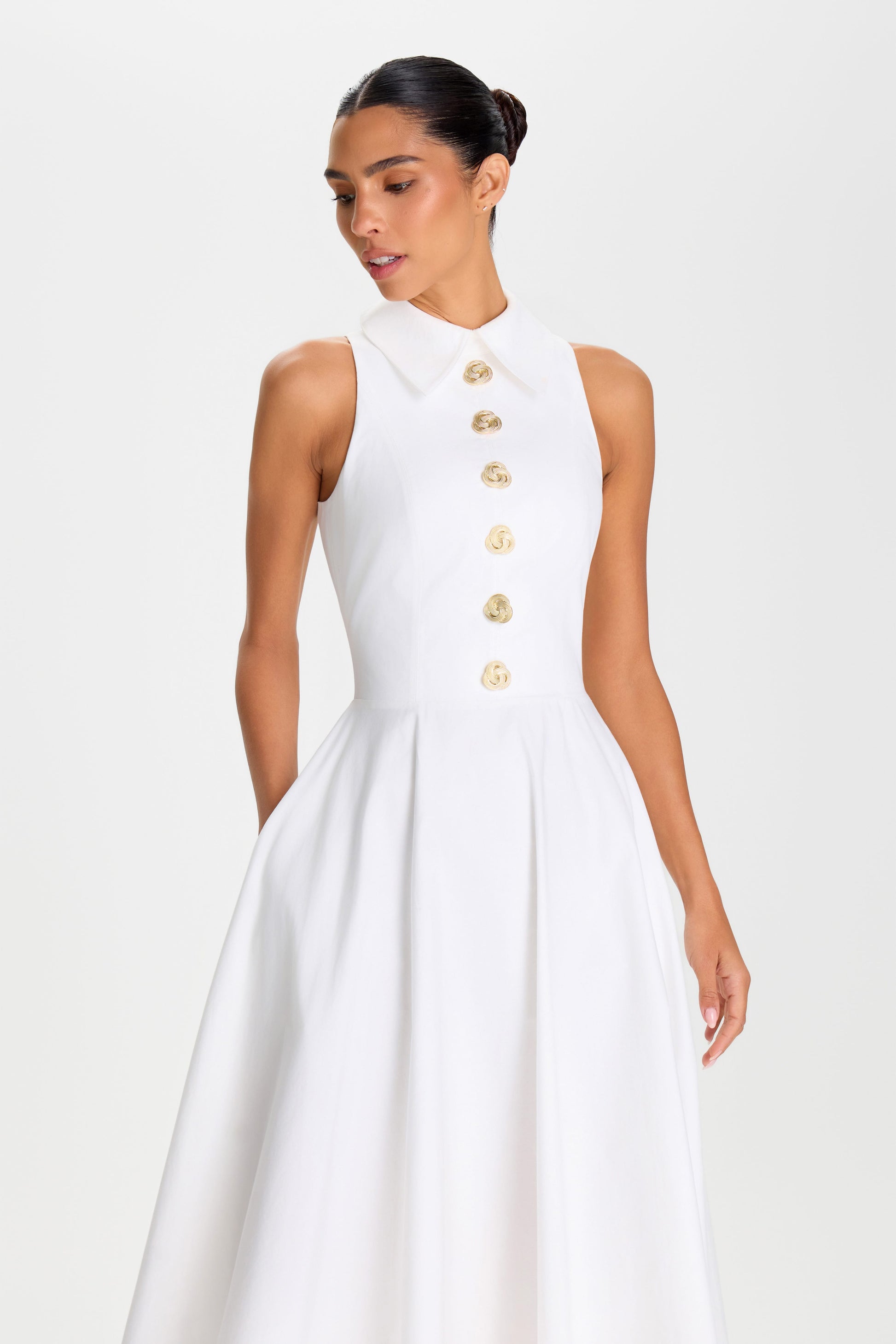 slim fit dress slacks Laura White Dress