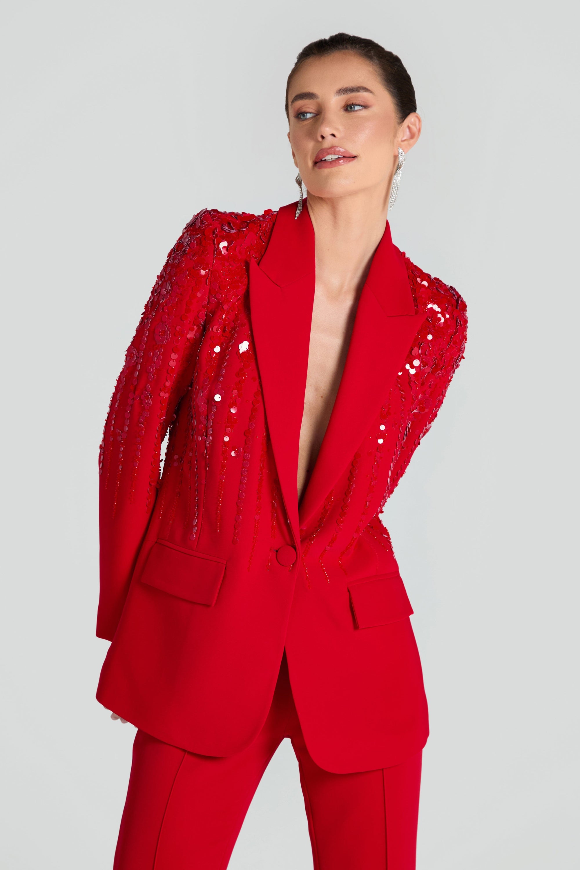 NADINE MERABI Blazer Lucille Red Blazer
