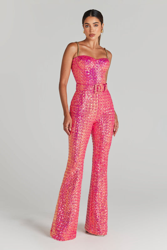 Lucinda Pink Jumpsuit