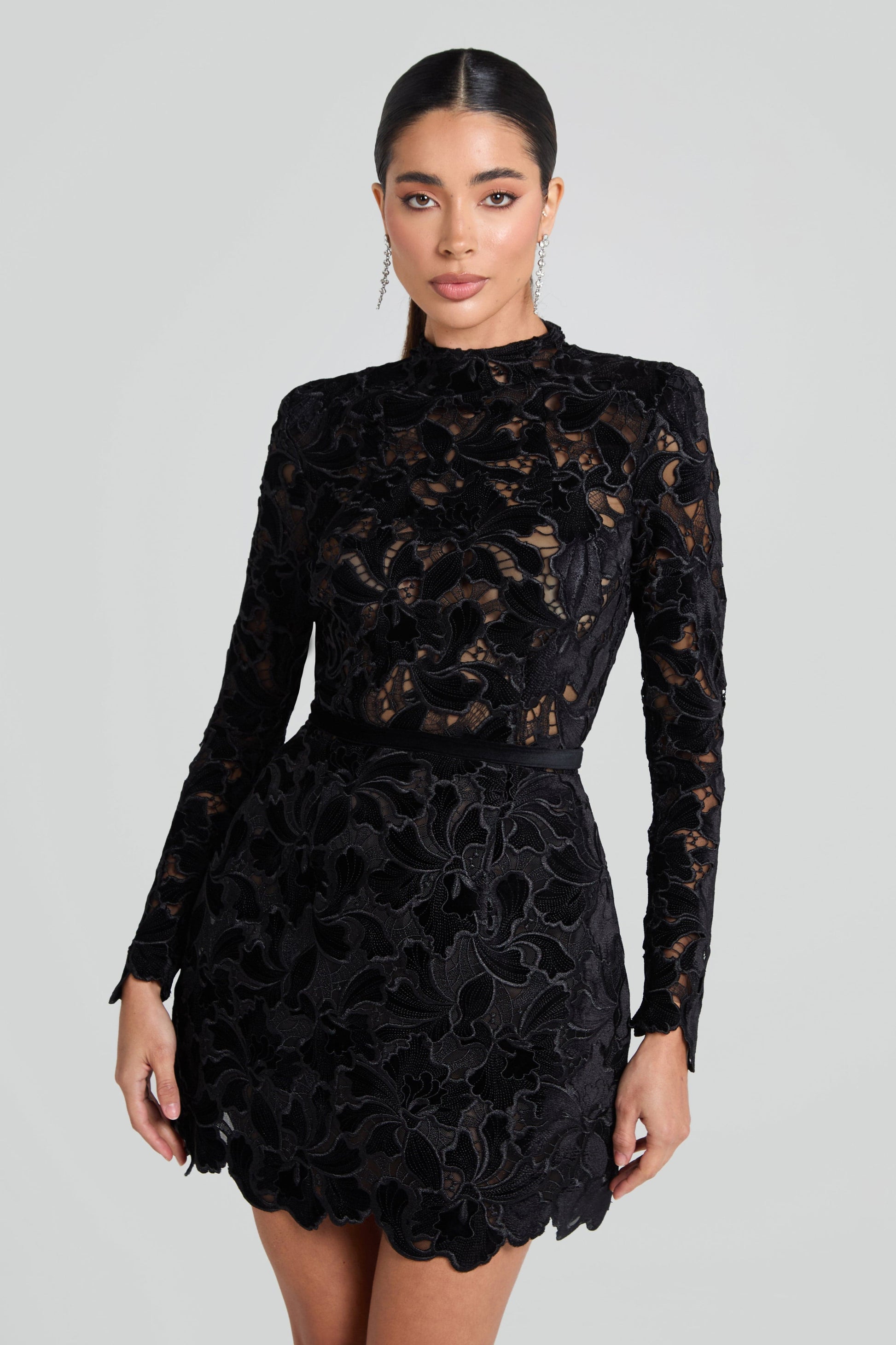 Lydia Black Dress | NADINE MERABI Lydia Black Dress | NADINE MERABI