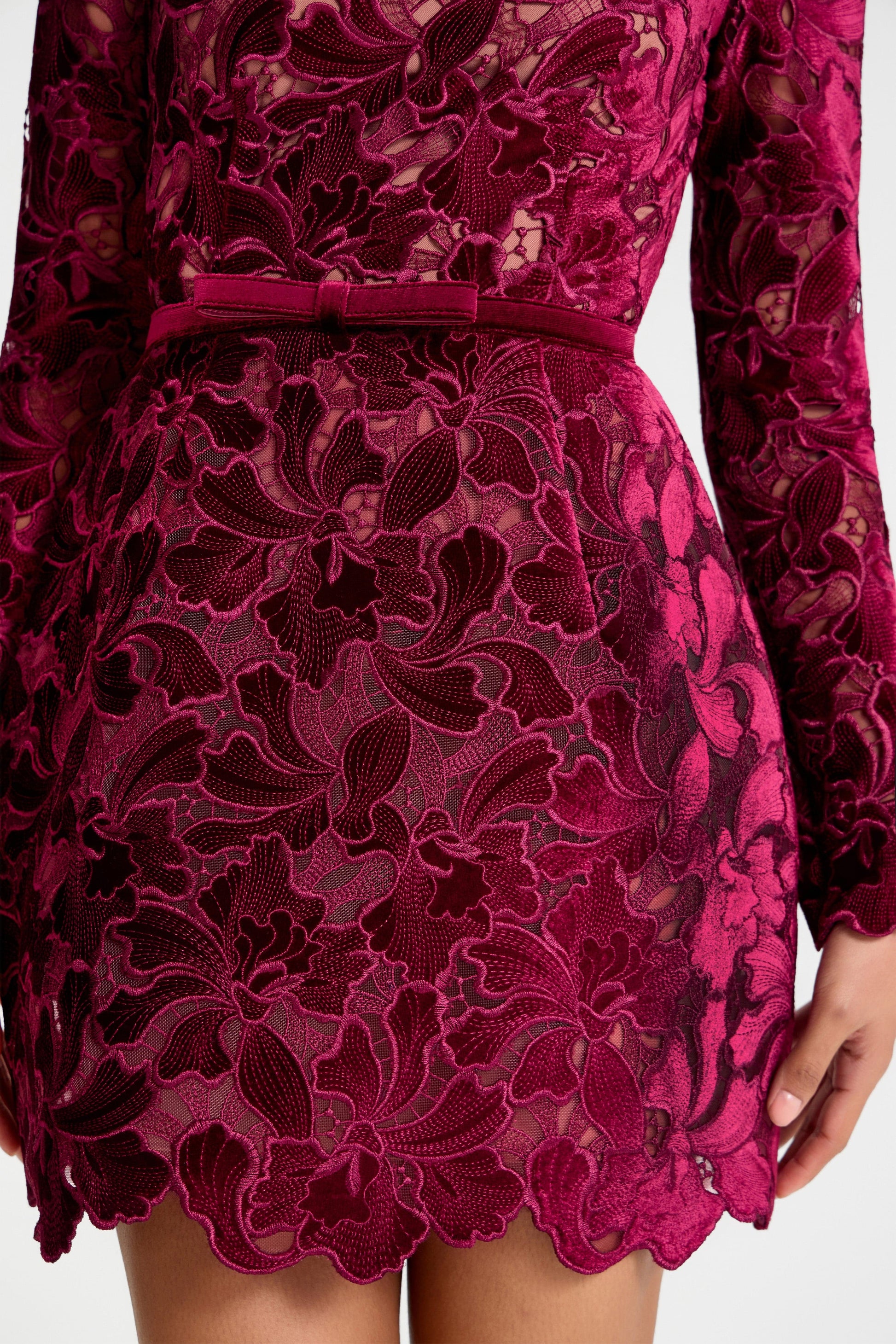 Nadine Merabi Lydia Burgundy Dress 14 Nadine Merabi Lydia Burgundy Dress 14