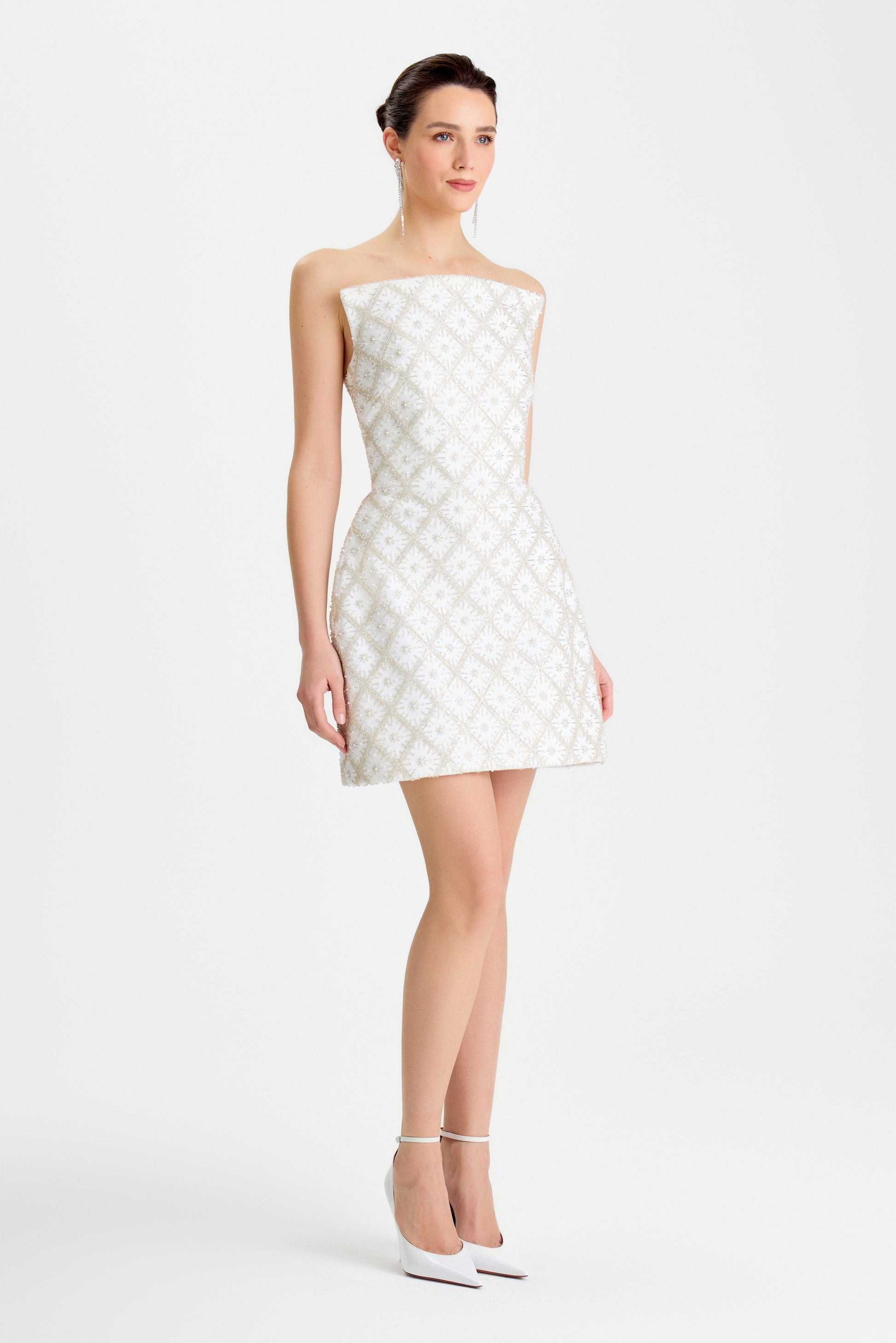 Nadine Merabi Lyla White Dress 14