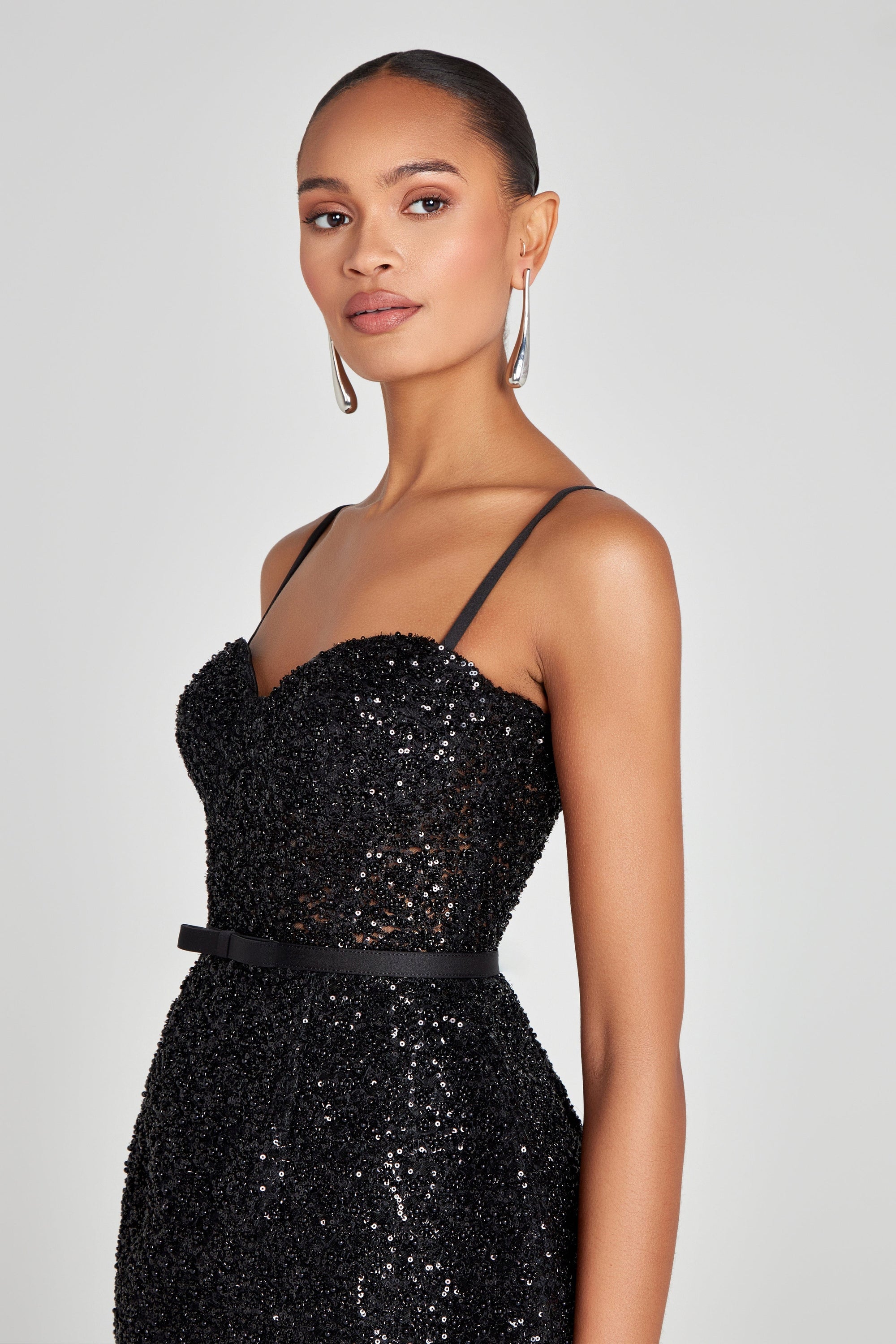 Nadine Merabi Dresses Tara Black Dress