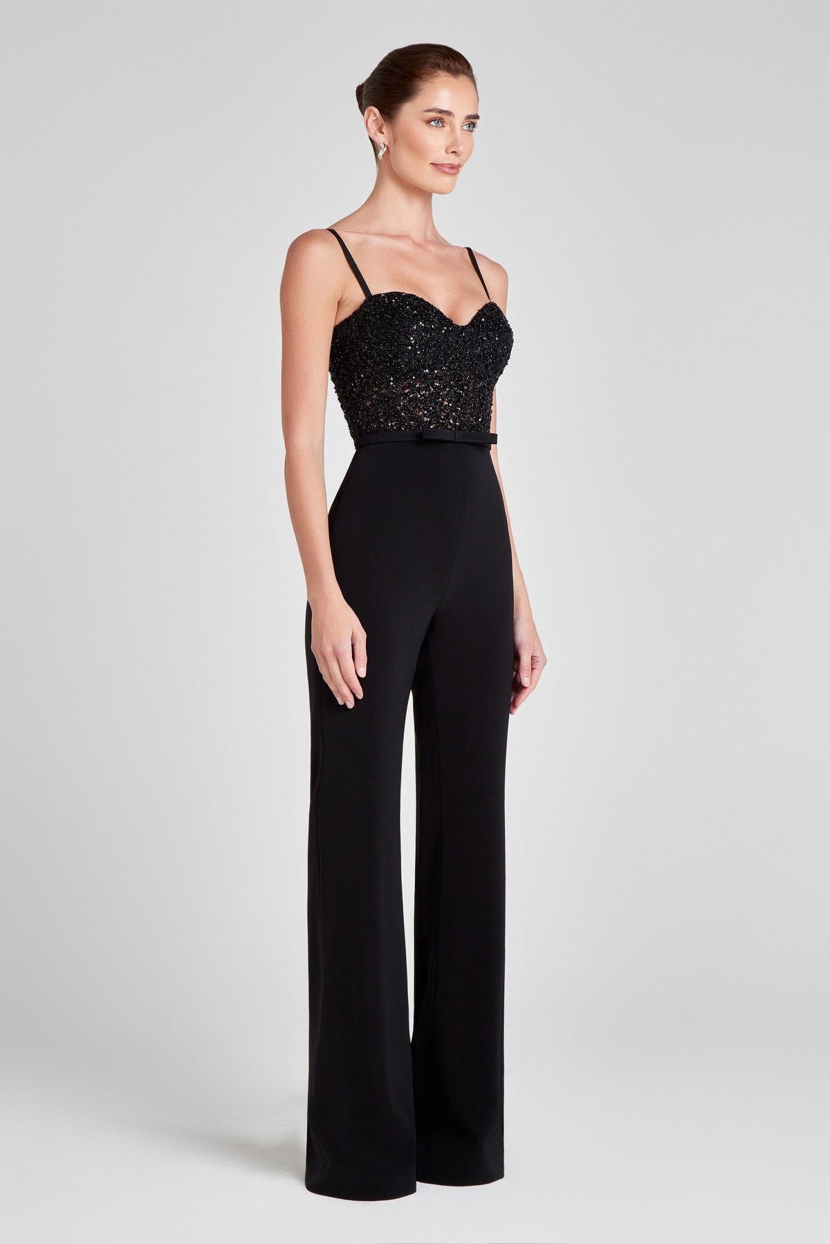 NADINE MERABI Jumpsuits Georgia Black Jumpsuit