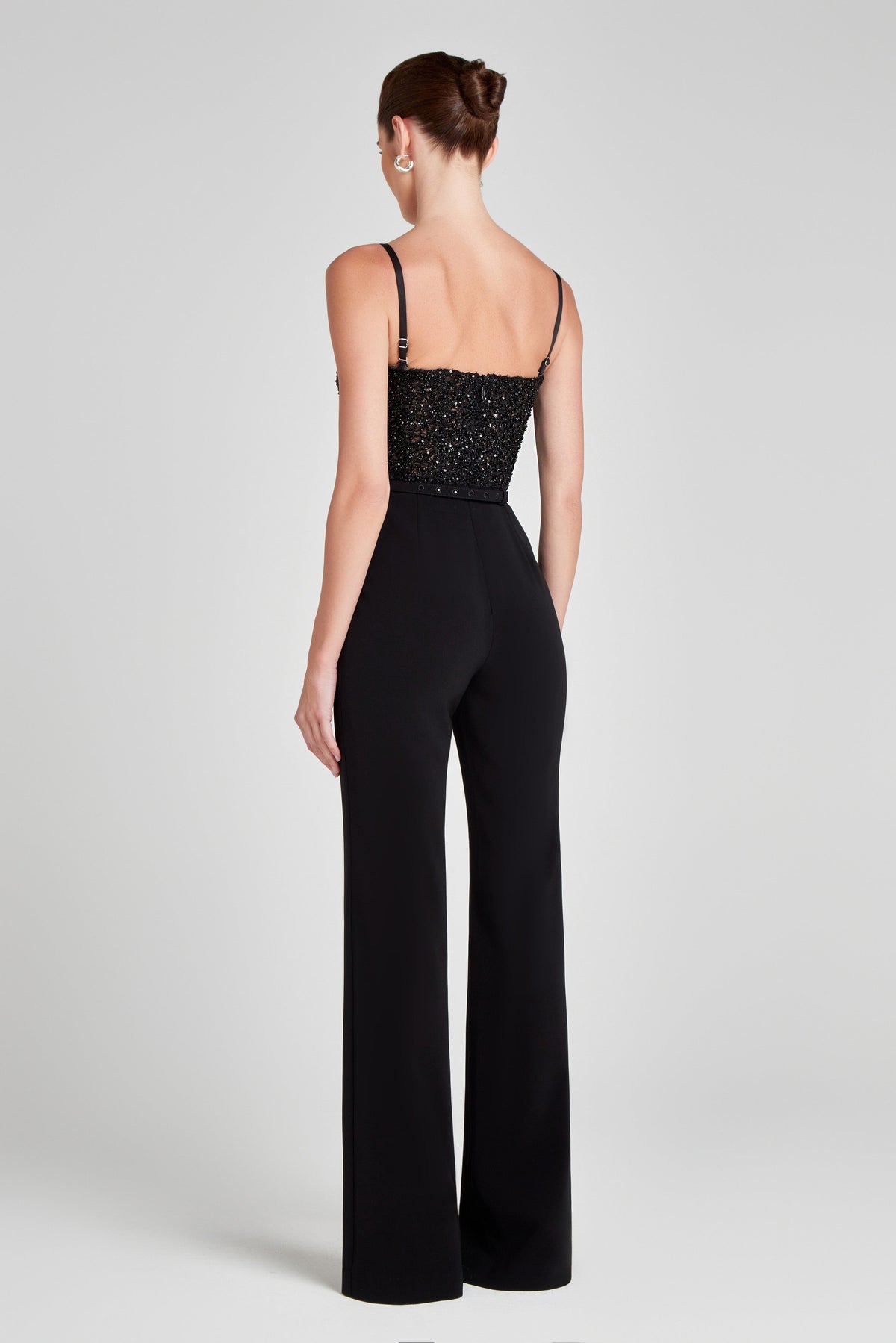 NADINE MERABI Jumpsuits Georgia Black Jumpsuit