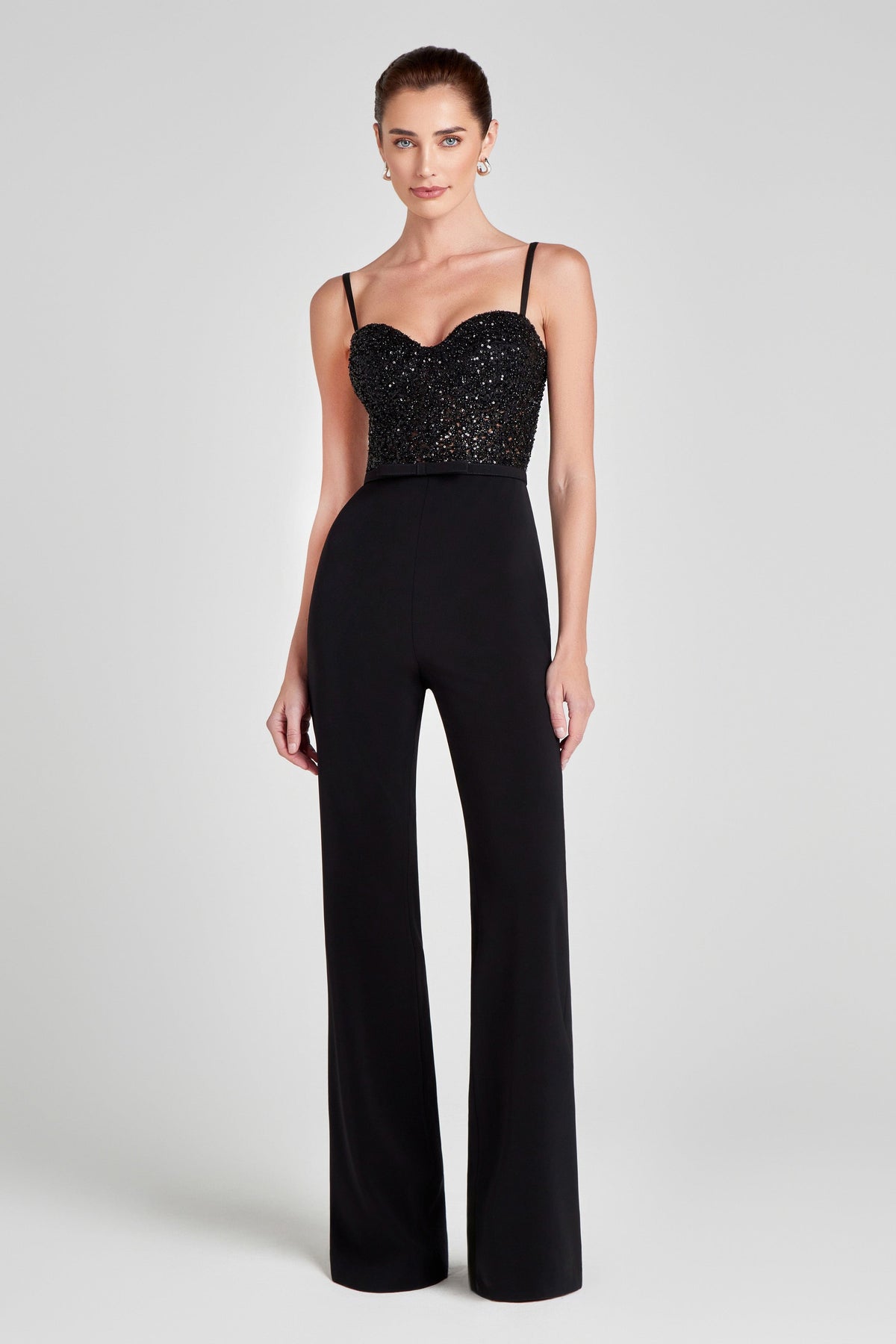 NADINE MERABI Jumpsuits Georgia Black Jumpsuit