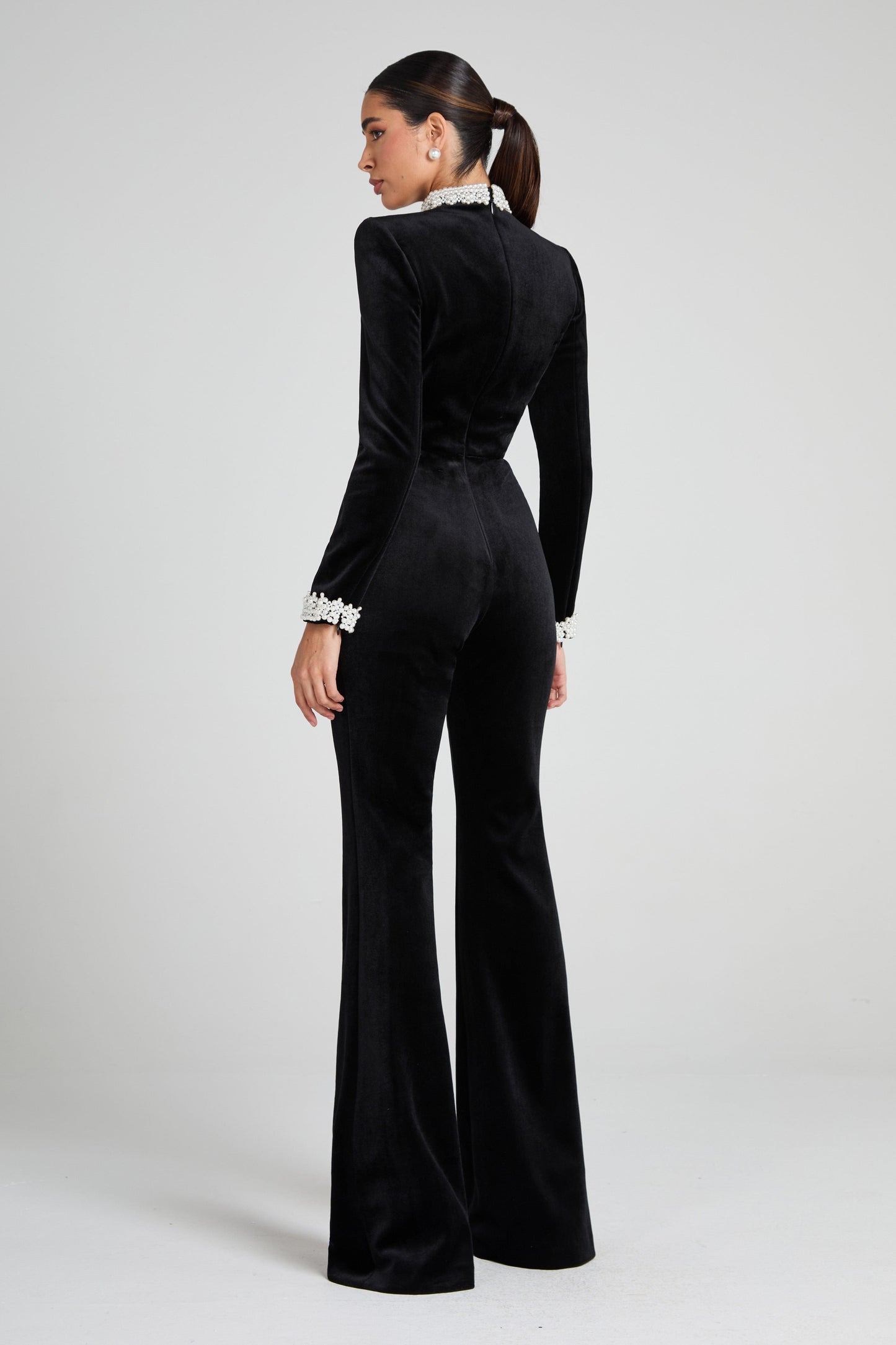 NADINE MERABI Jumpsuits Meghan Black Jumpsuit