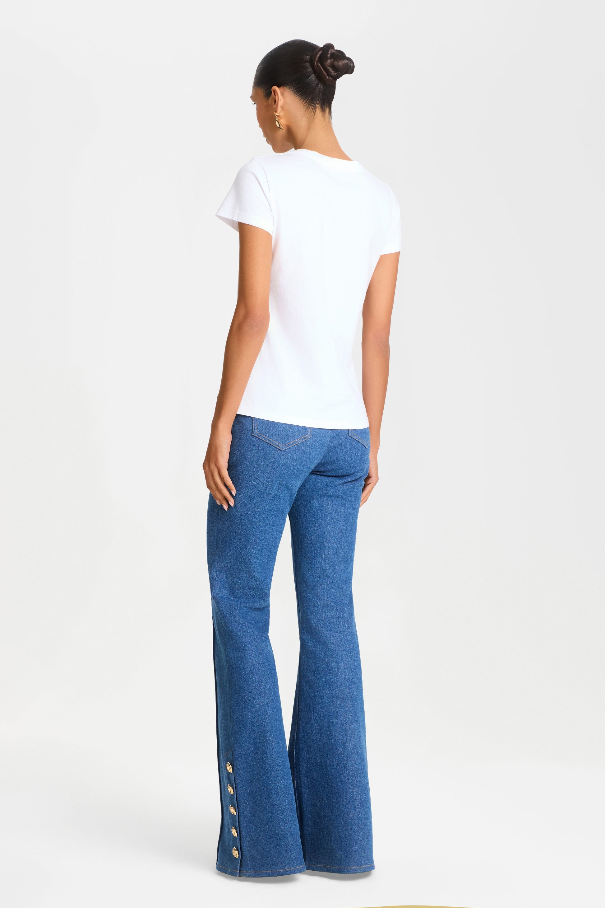 TOP Tops MERABI WHITE LOGO T-SHIRT
