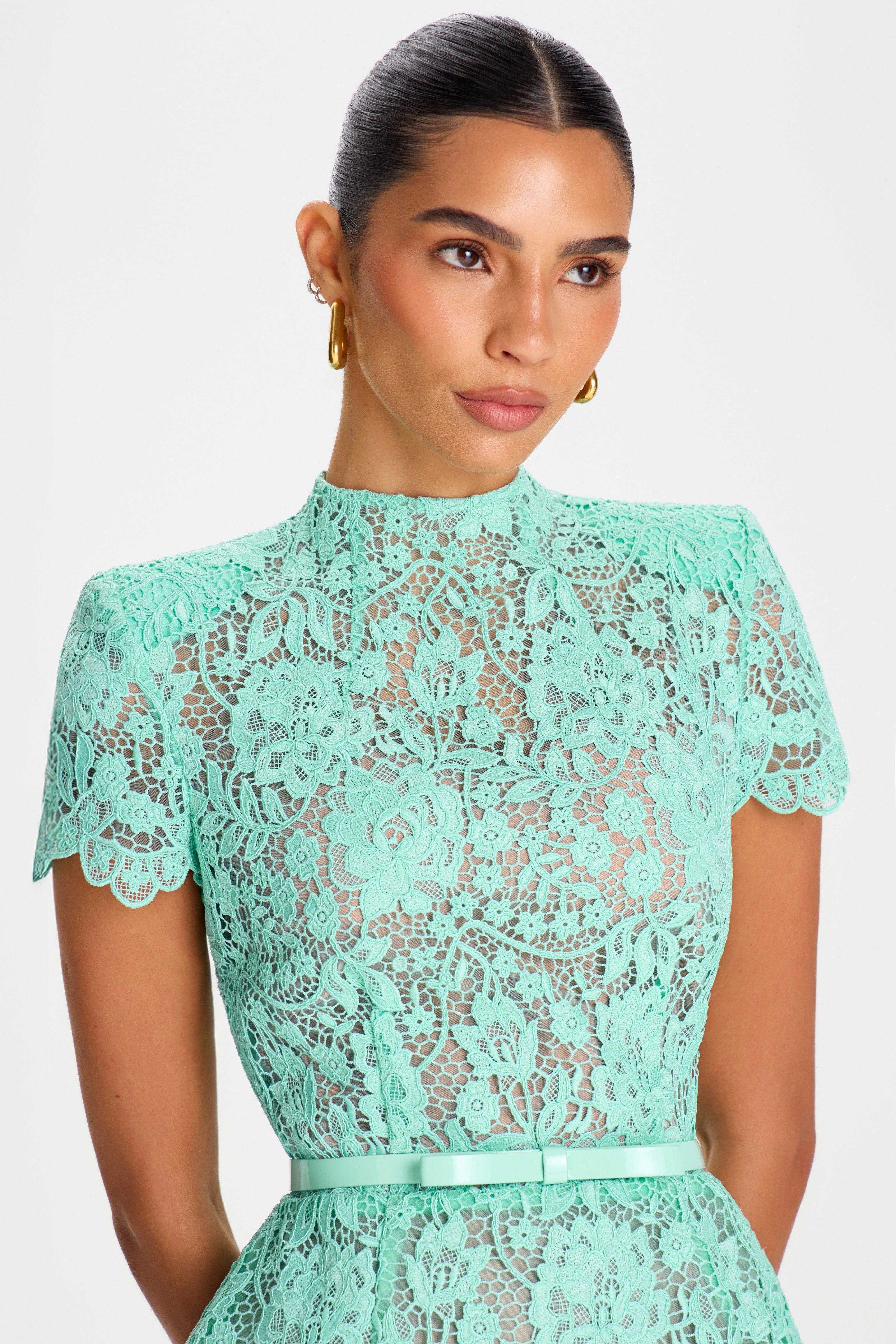 Milly Mint Dress | NADINE MERABI