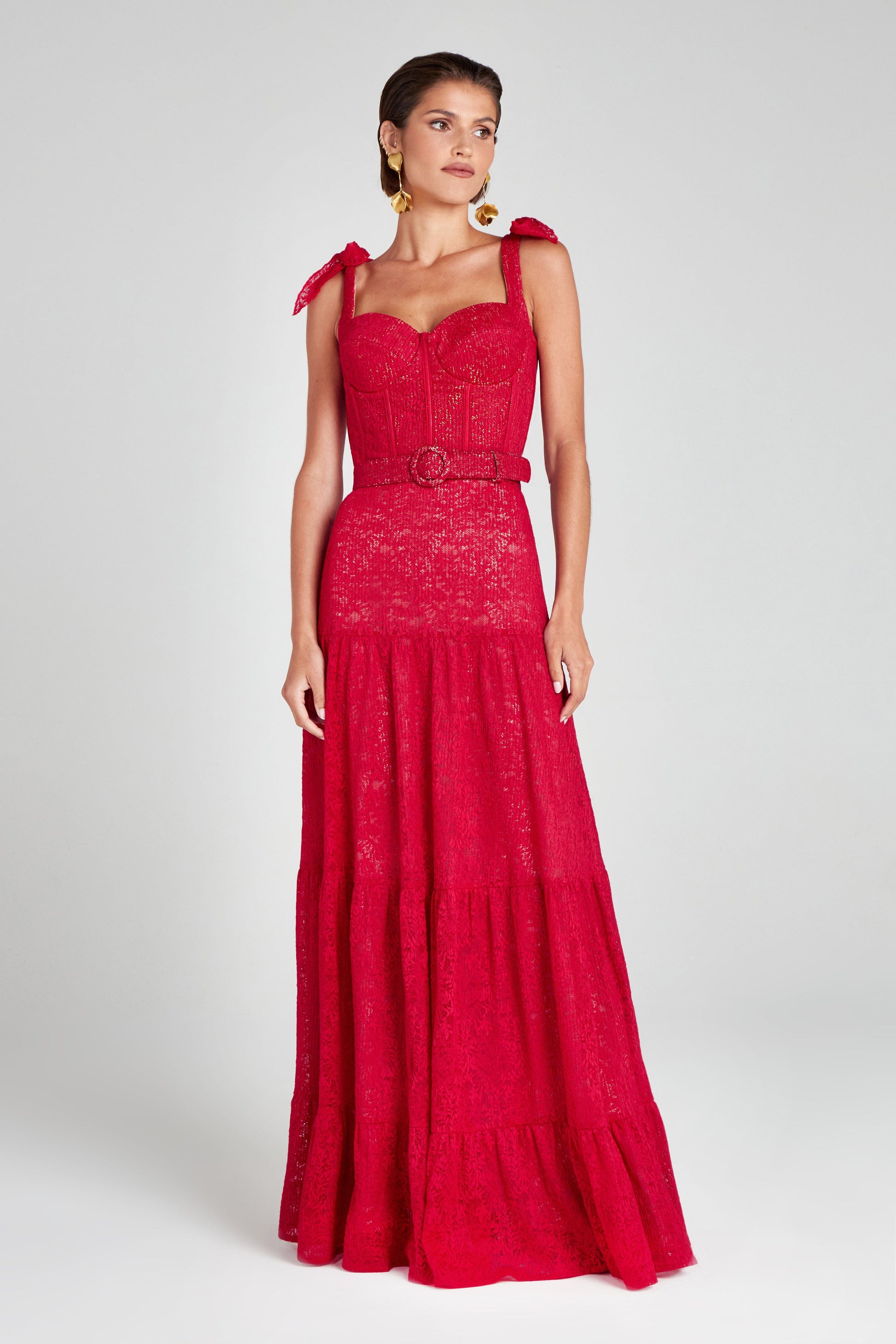 Nadine Merabi Miranda Red Dress 8 Nadine Merabi Miranda Red Dress 8