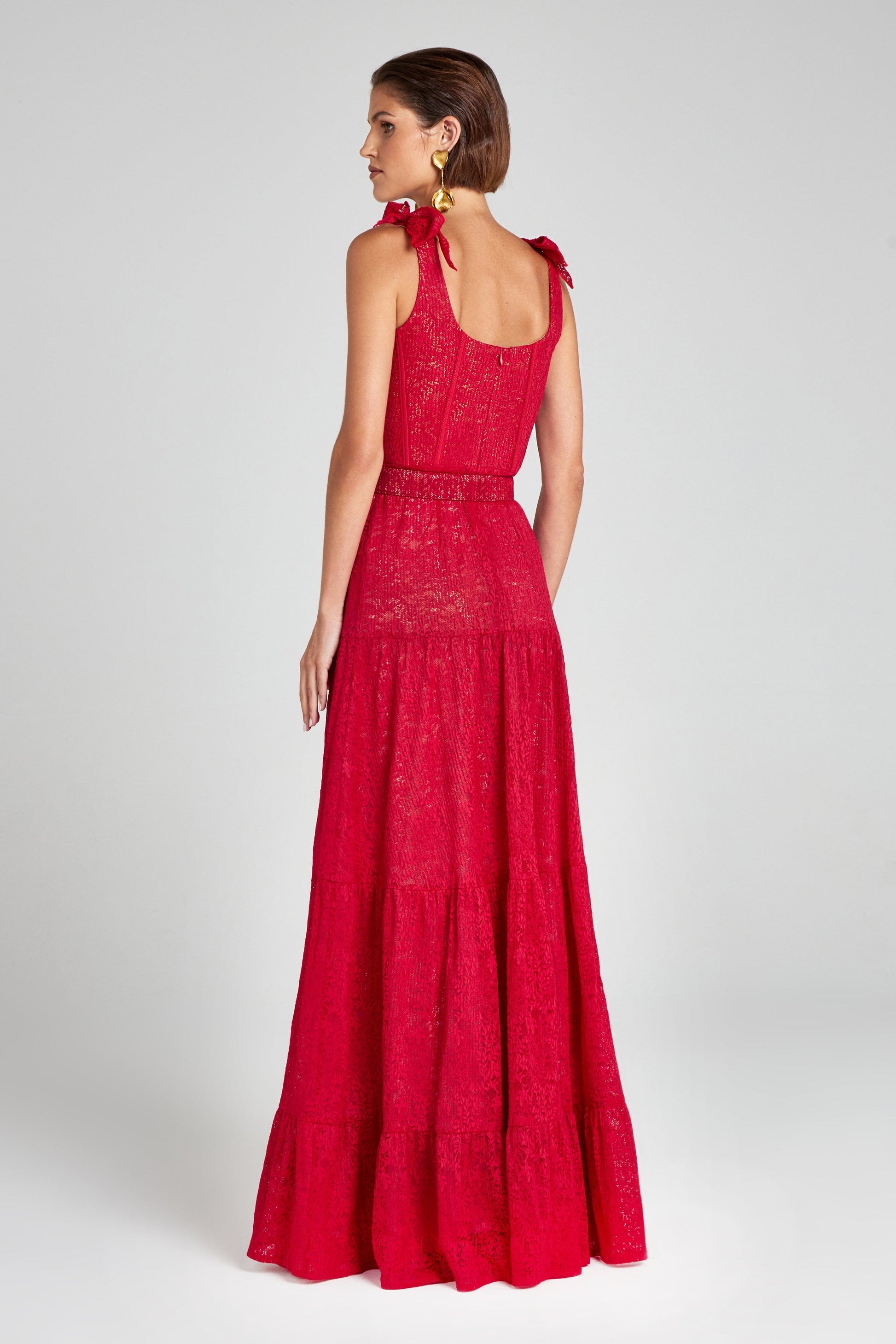 Nadine Merabi Miranda Red Dress 8 Nadine Merabi Miranda Red Dress 8