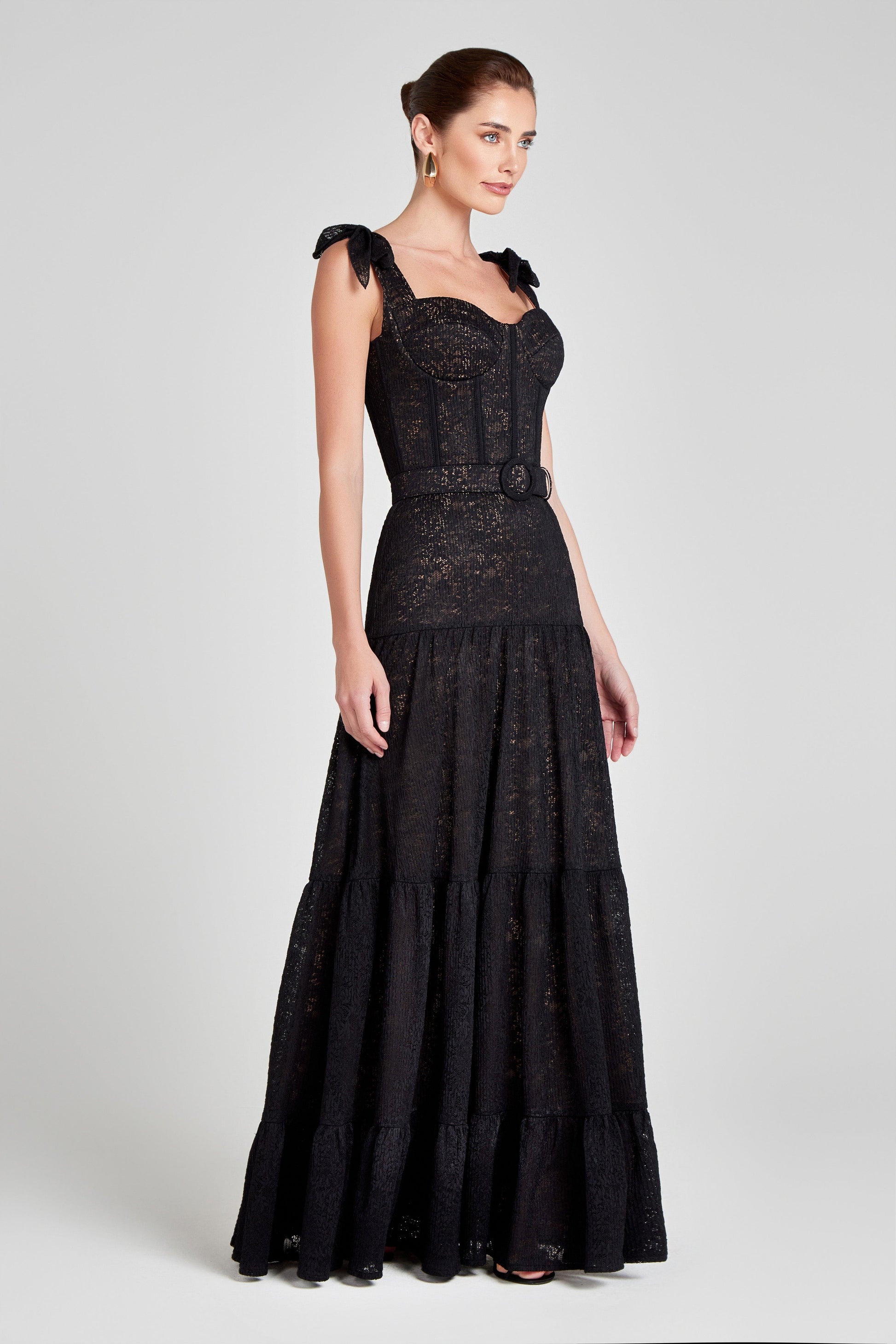 Nadine Merabi Dresses Miranda Black Dress