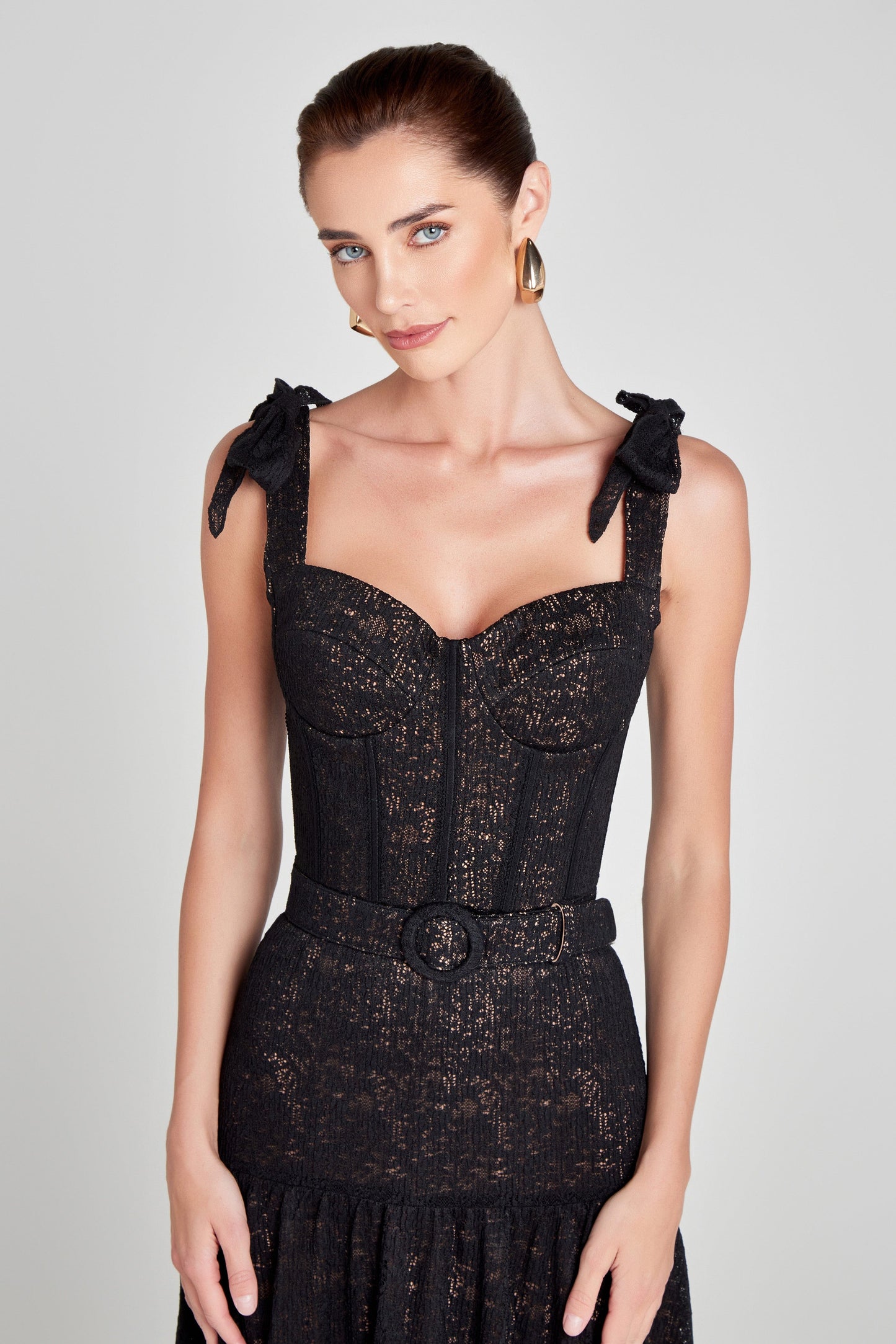 Nadine Merabi Dresses Miranda Black Dress