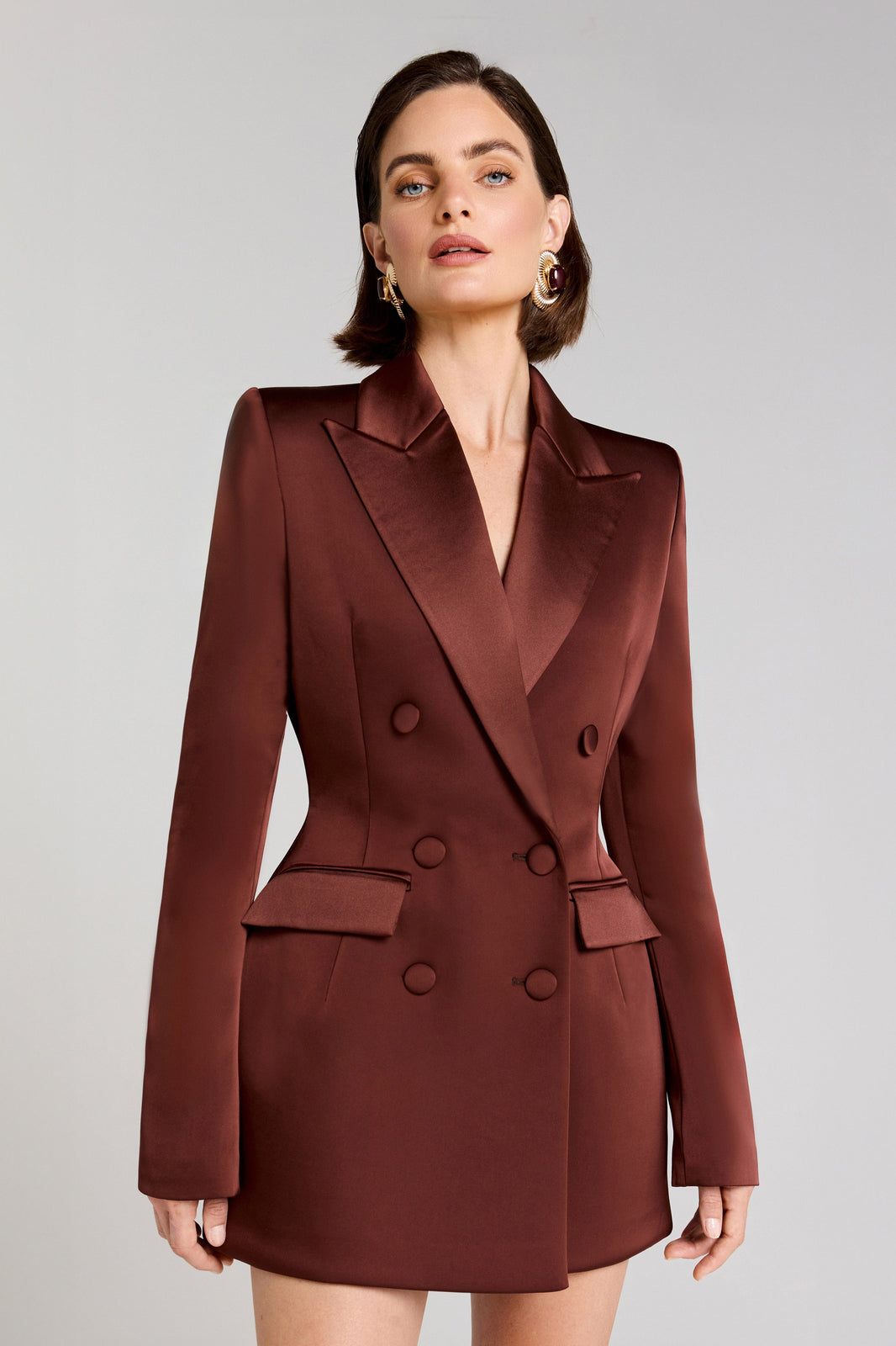 NADINE MERABI Blazer Monica Brown Blazer Dress