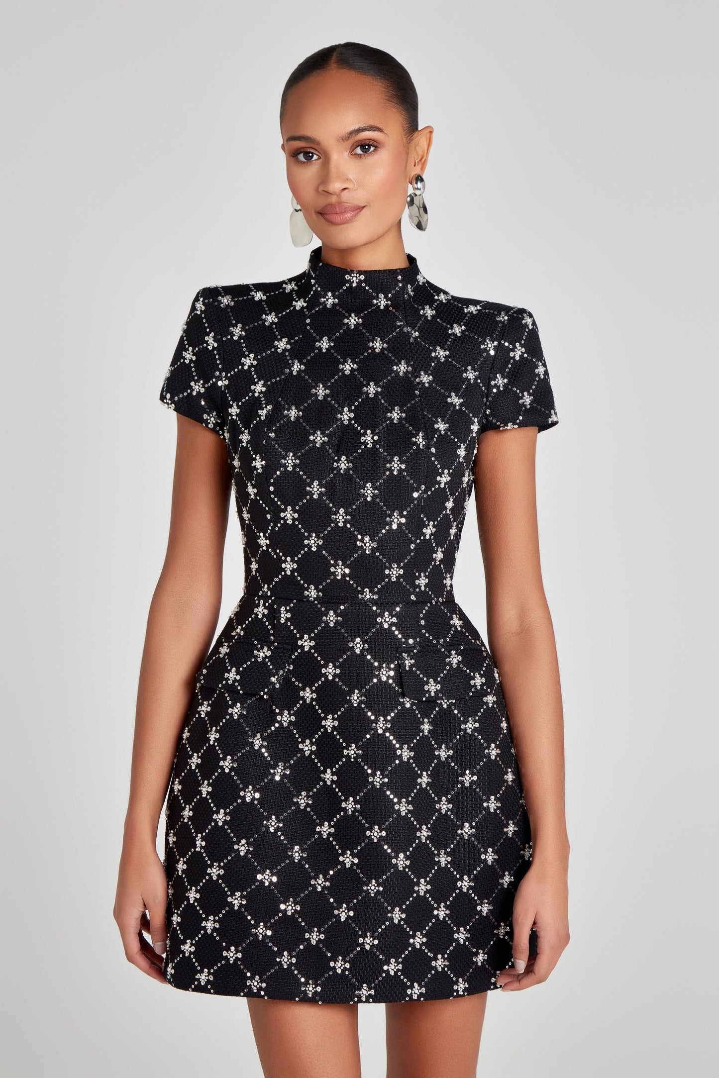 Nadine Merabi Morgan Black Dress 6 Nadine Merabi Morgan Black Dress 6