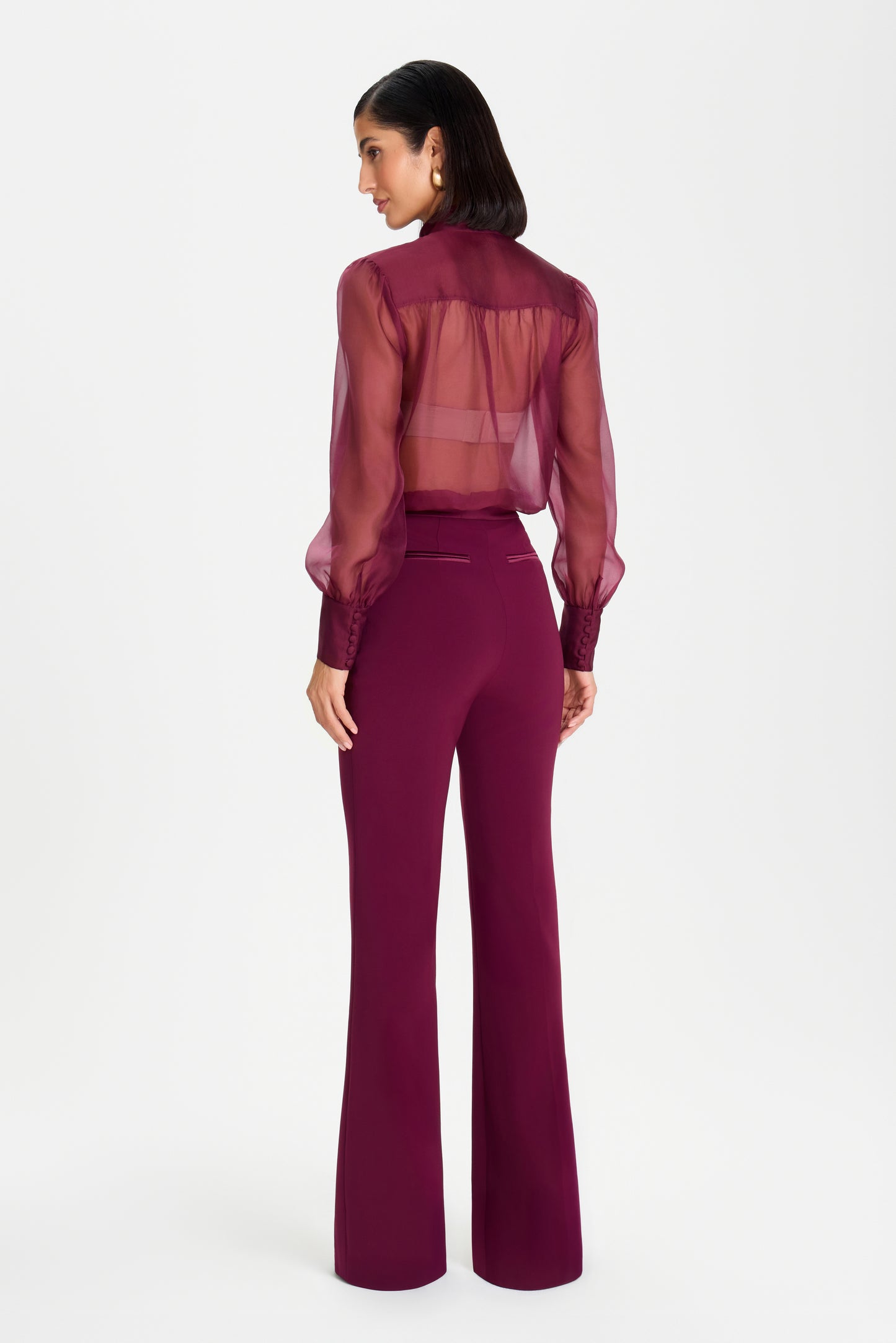 Naomi Burgundy Bodysuit