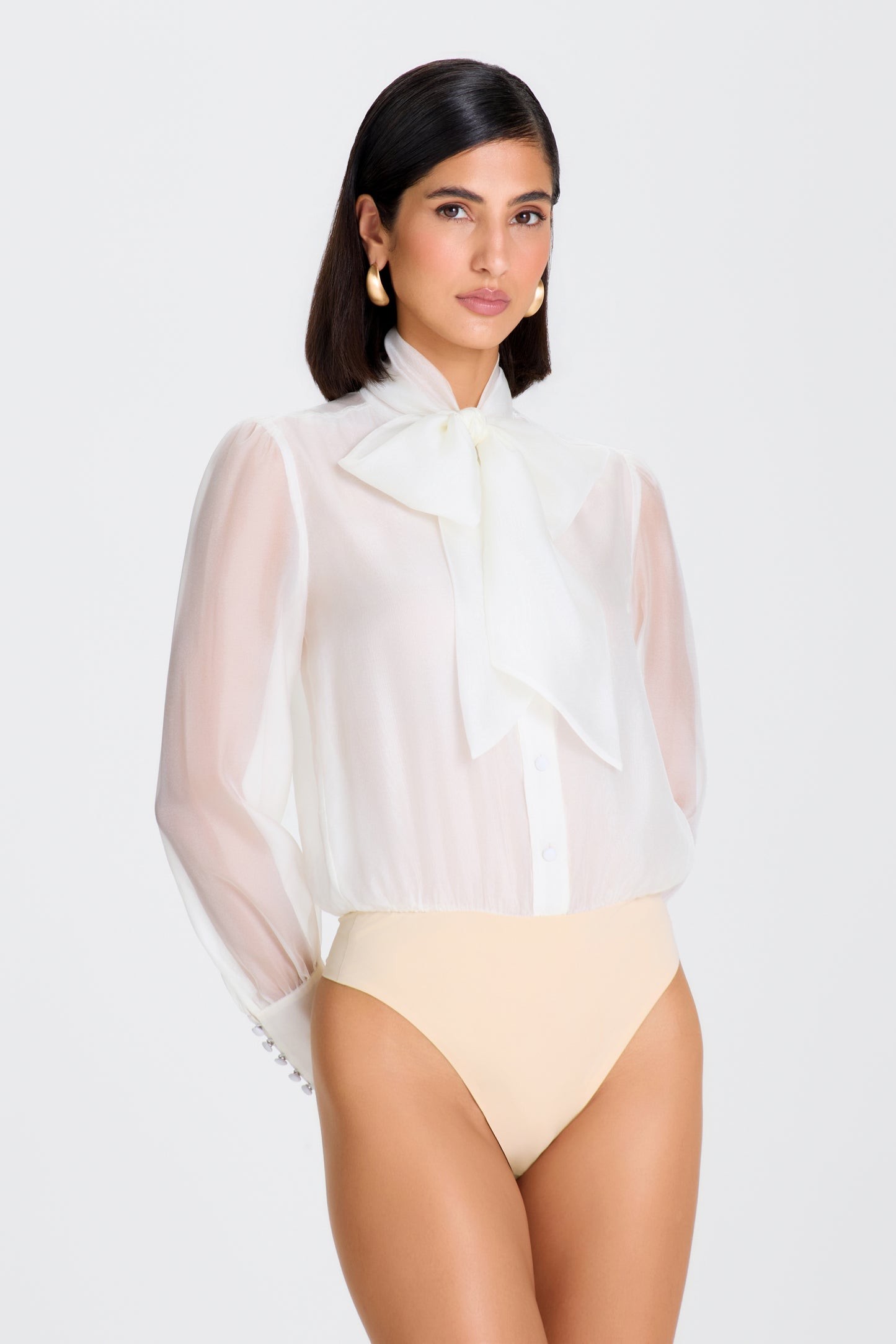 Naomi White Bodysuit