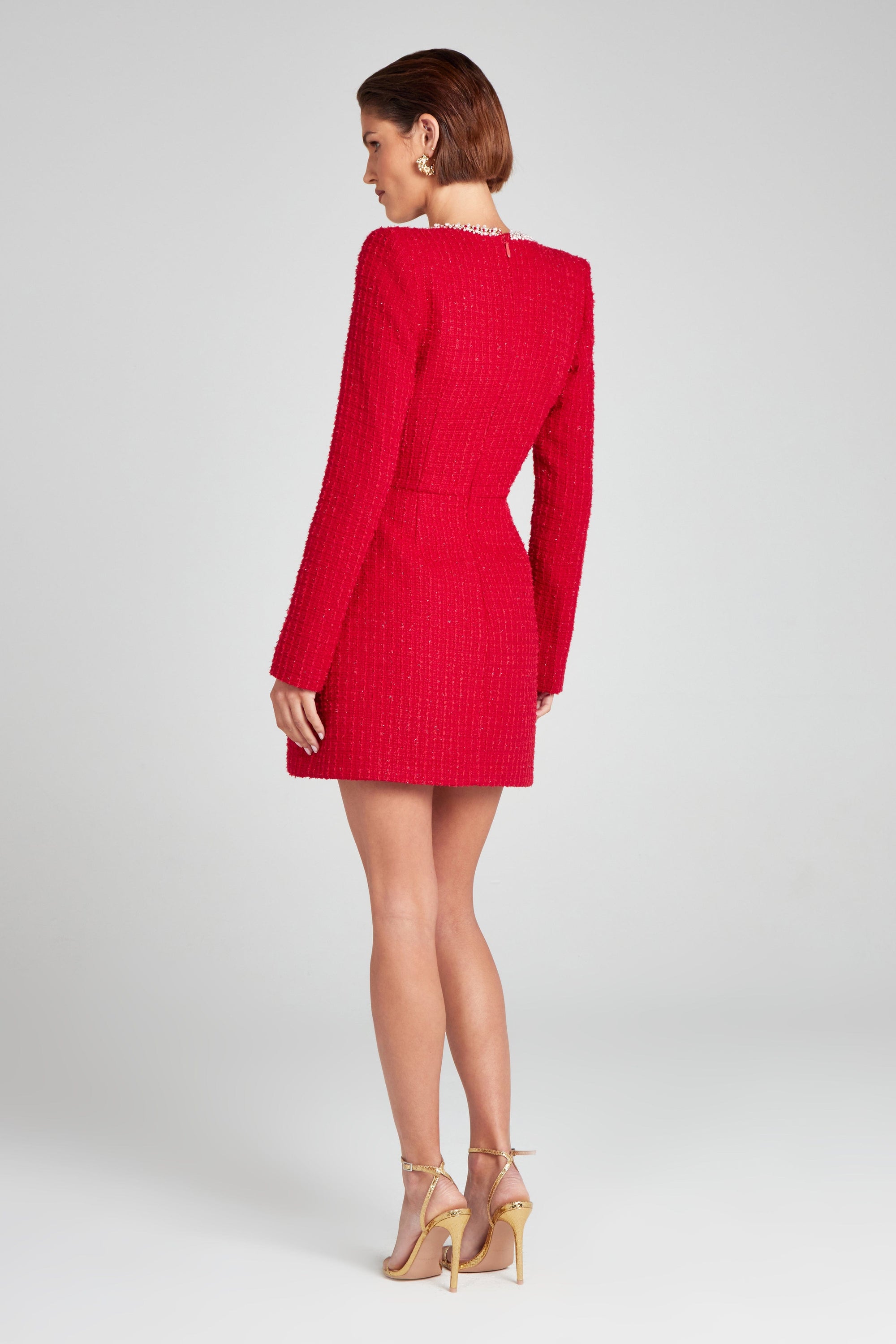 NADINE MERABI Dresses Natalie Red Dress