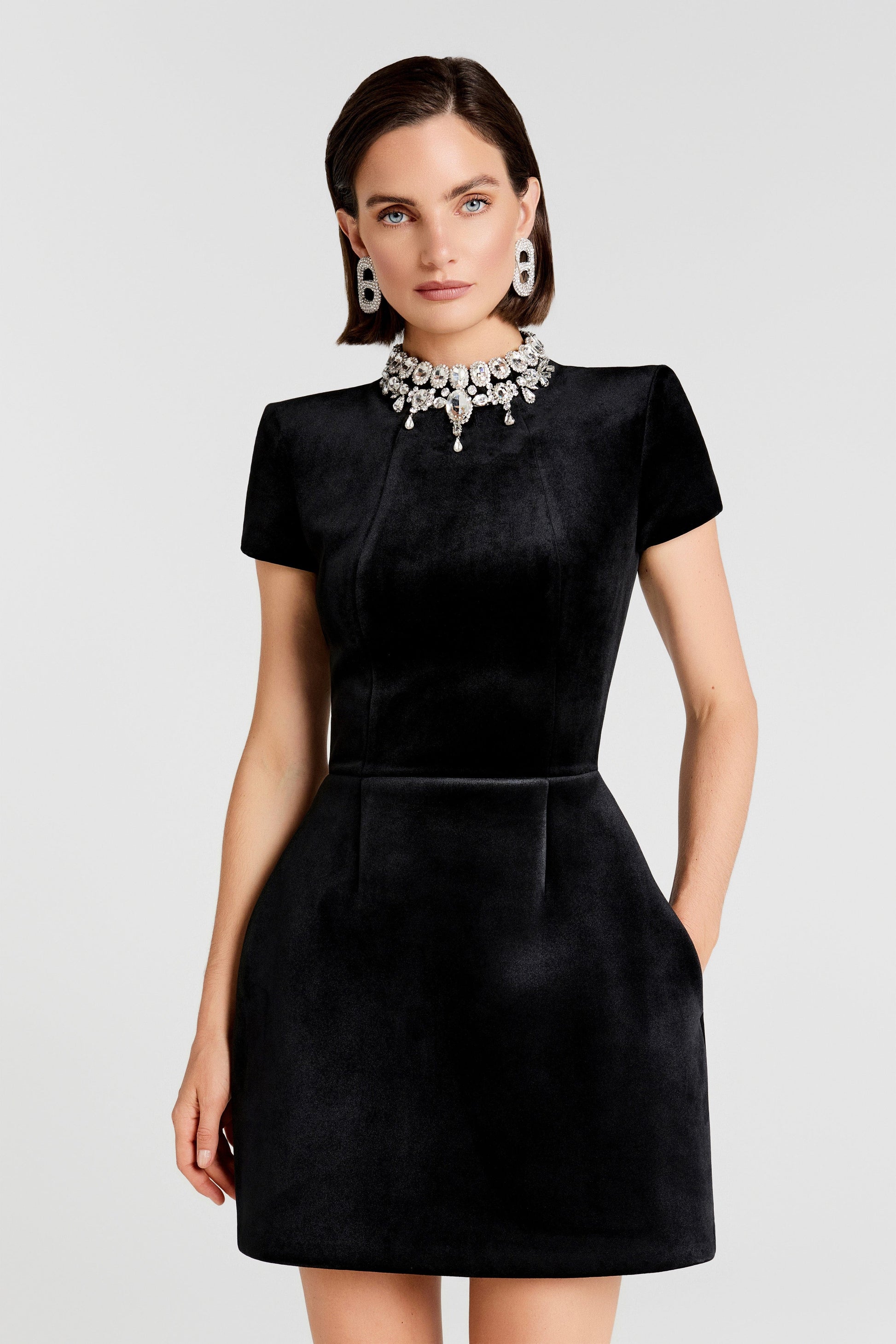 NADINE MERABI Dresses Regan Black Dress