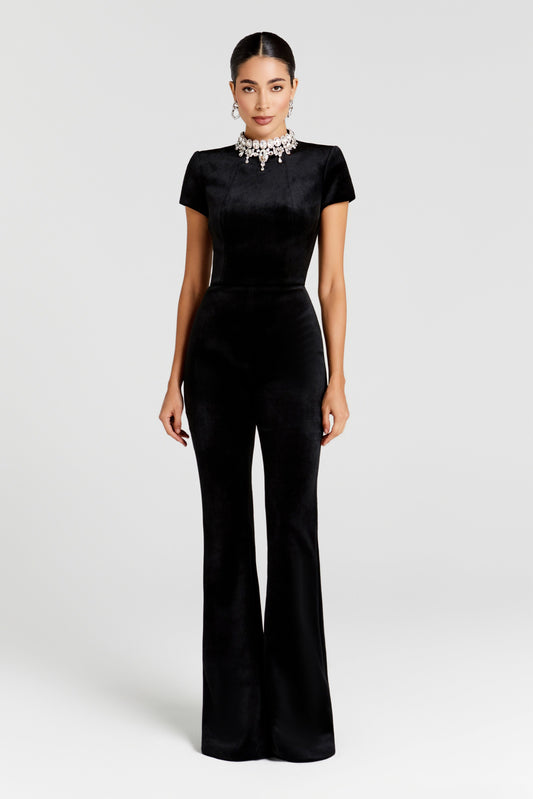 NADINE MERABI Jumpsuits Regan Black Jumpsuit