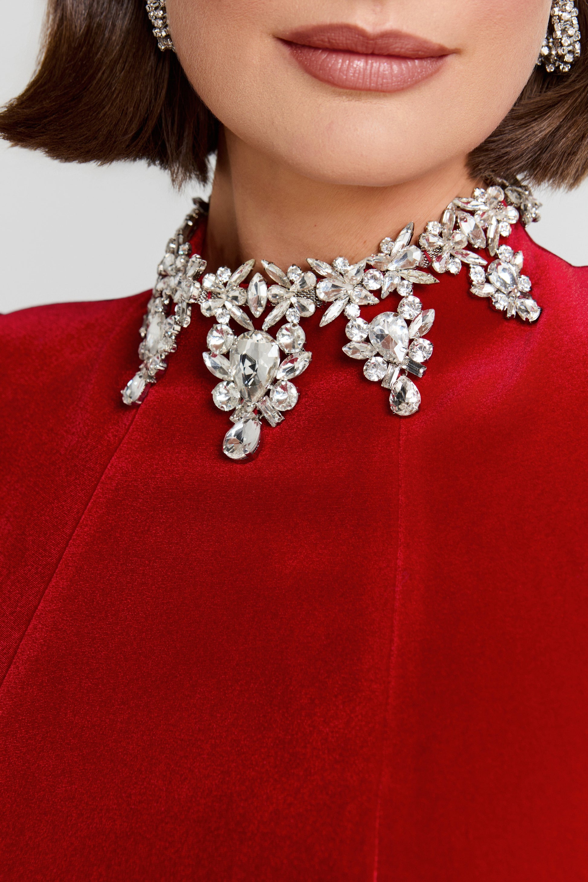 Nadine Merabi Regan Red Dress 4 Nadine Merabi Regan Red Dress 4