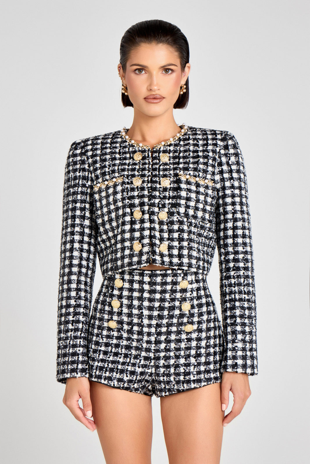 NADINE MERABI Jackets Remy Check Jacket