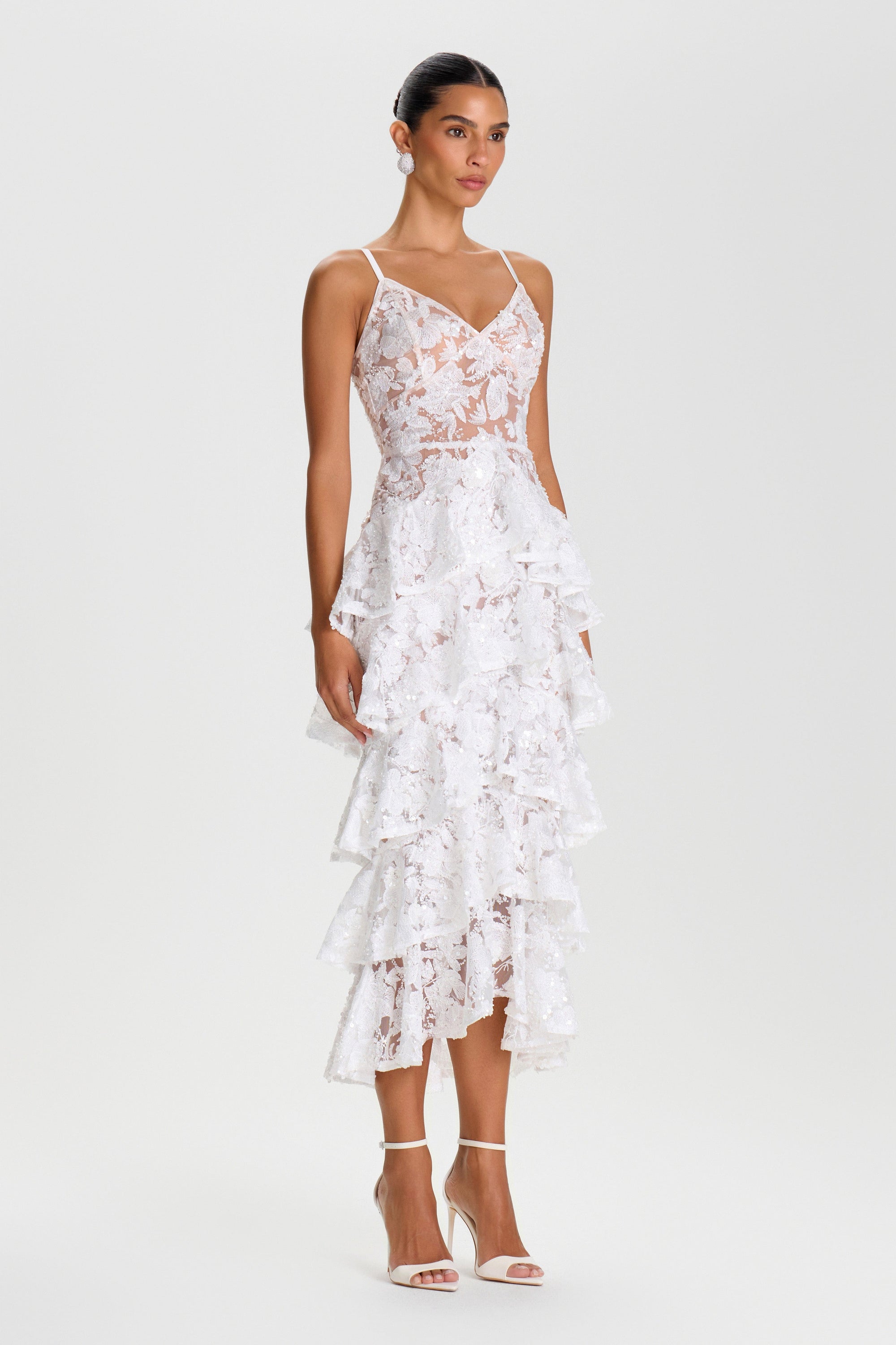 MIDI Dresses Saffron White Dress