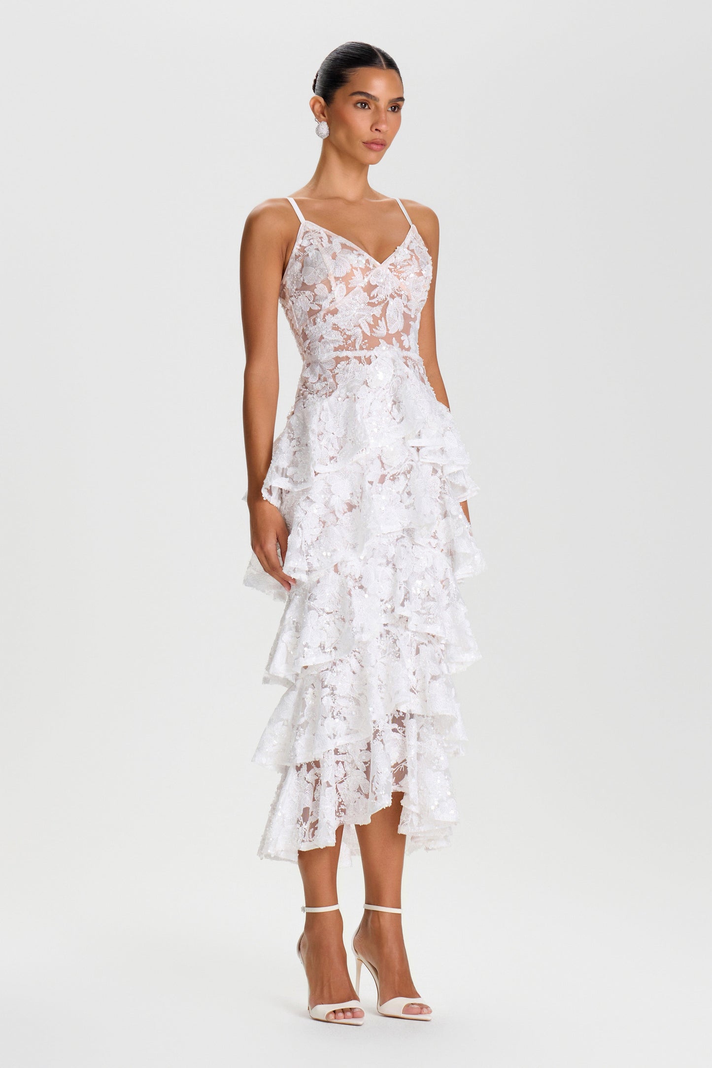 MIDI Dresses Saffron White Dress