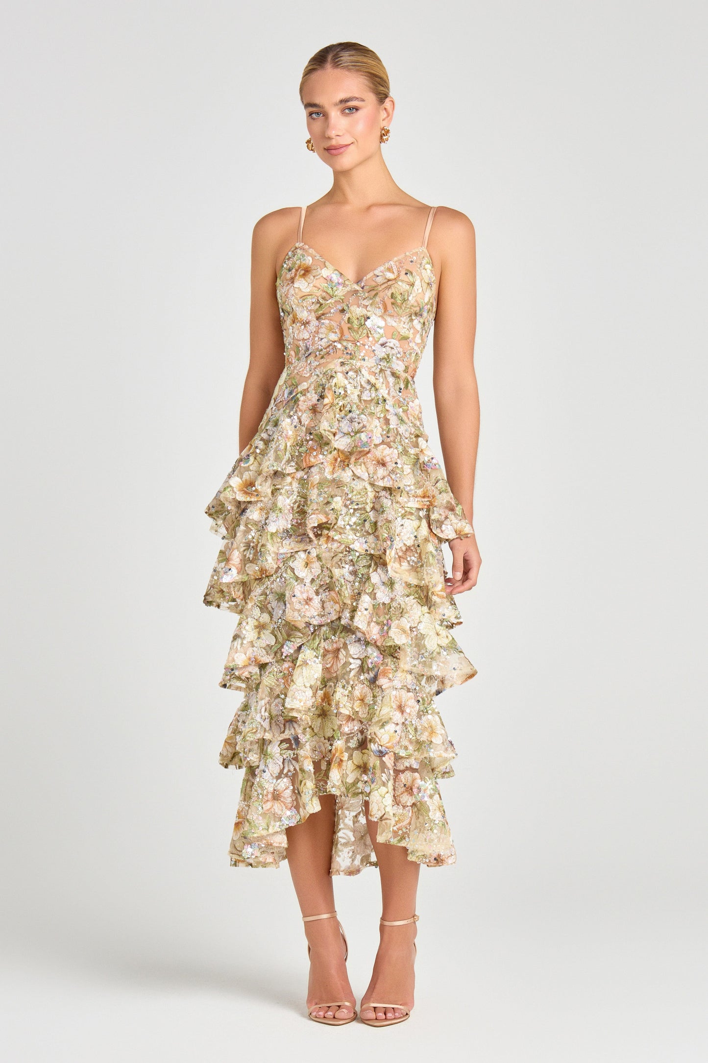 Saffron Floral Dress
