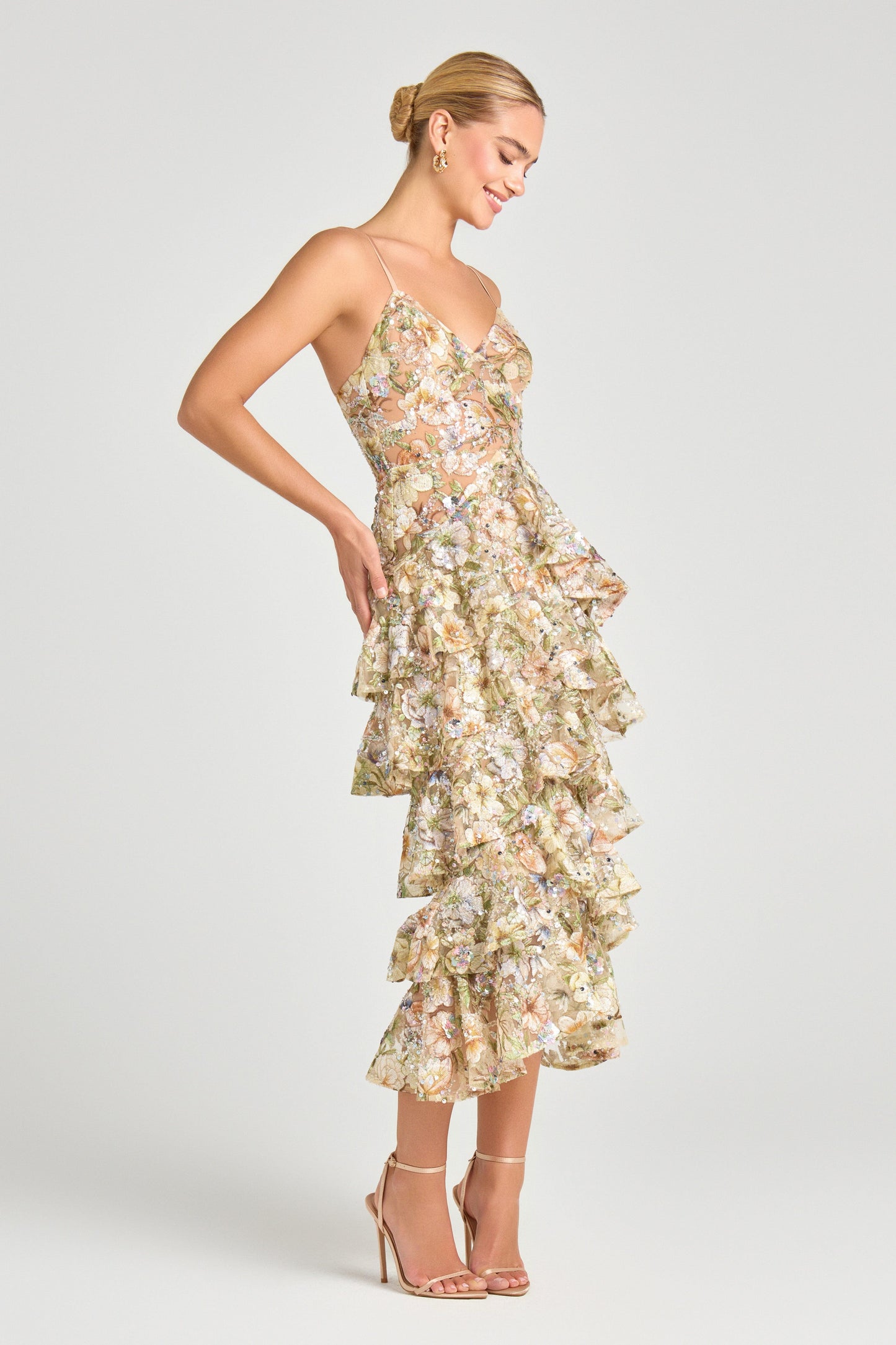Saffron Floral Dress