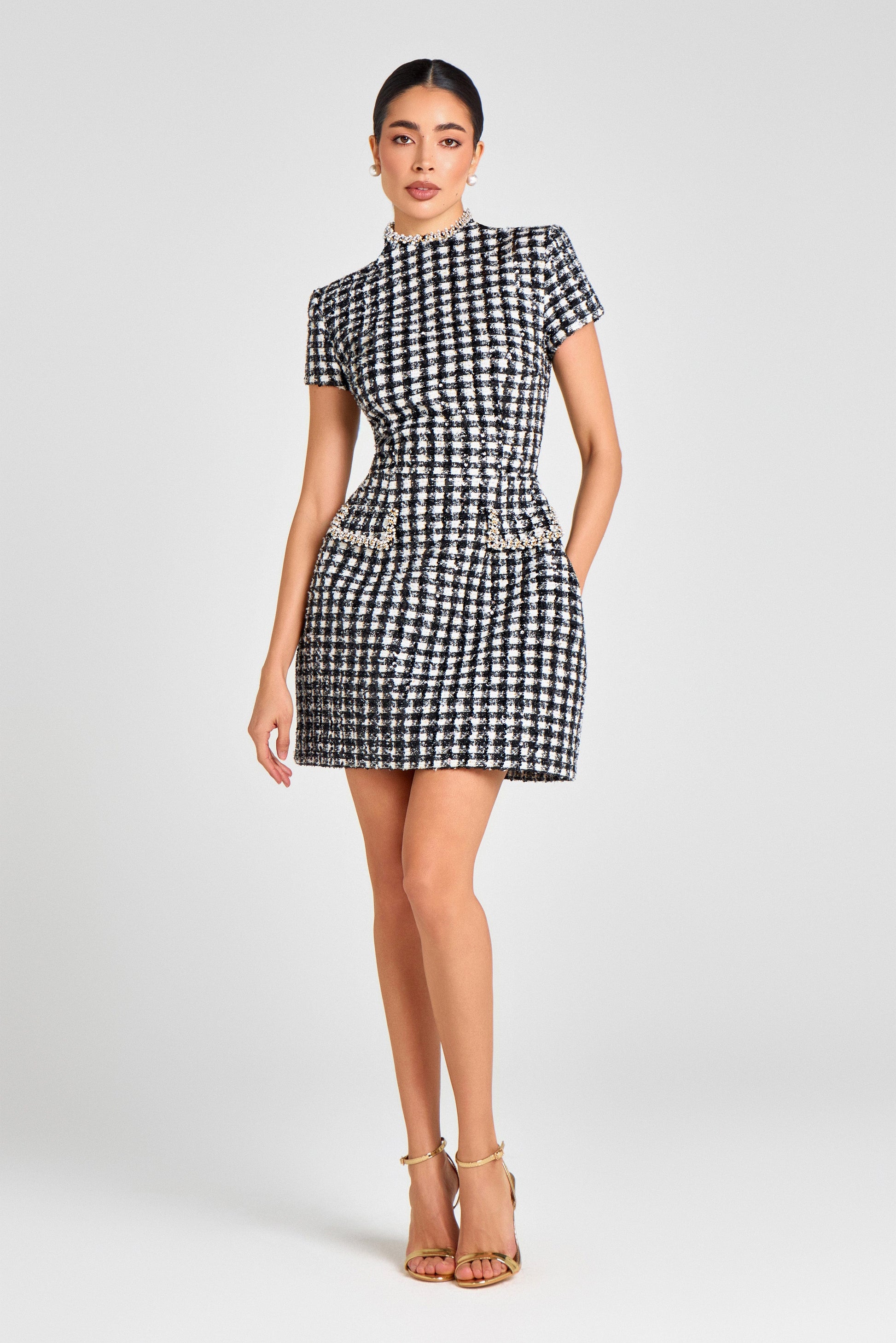 black & white check dress Amazon.com: KYMIDY Girl Casual Dress Long Sleeve Buffalo Check Black White Plaid Dresses for Kids,2T: Clothing, Shoes & Jewelry
