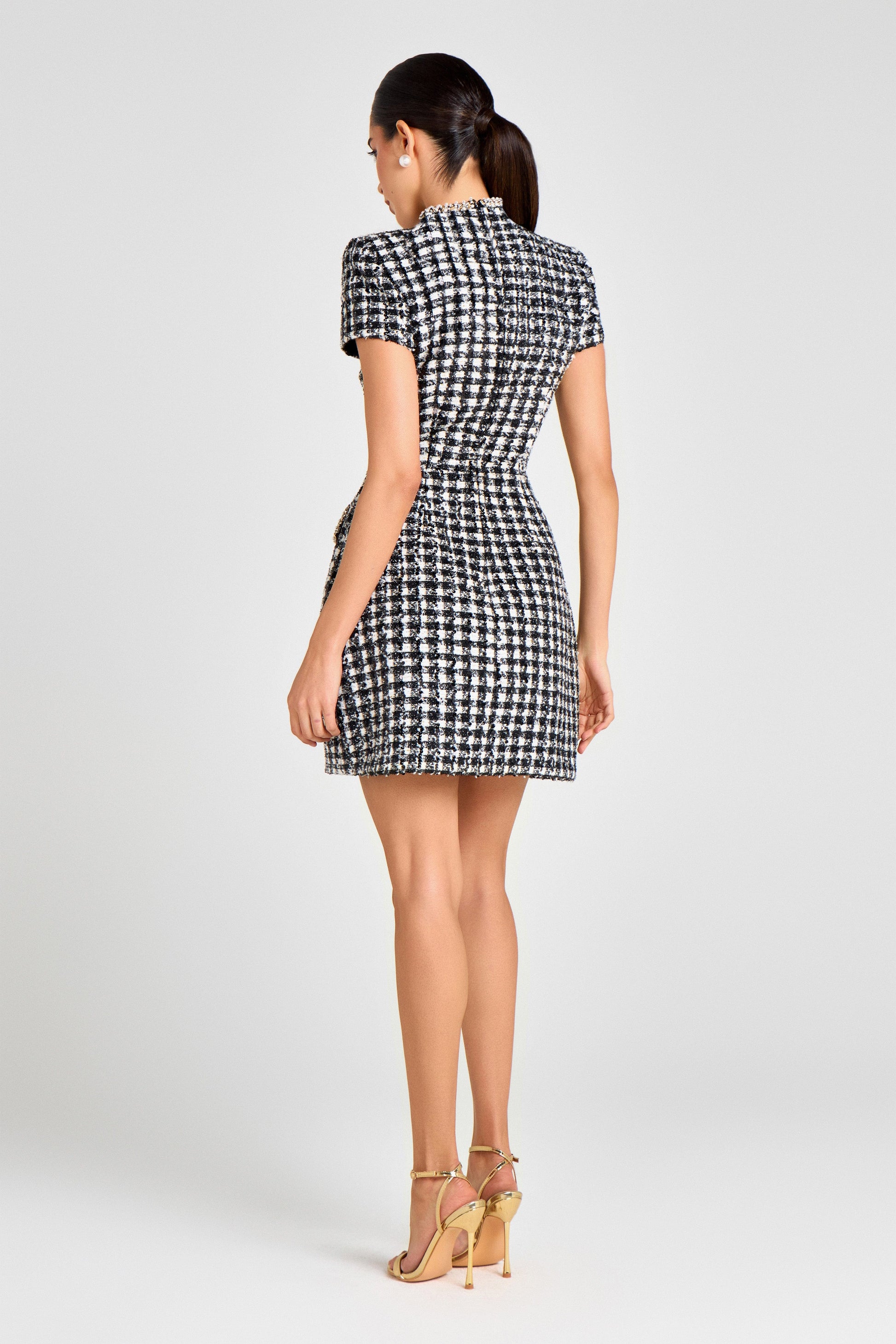 Nadine Merabi Mila Check Dress 10 Nadine Merabi Mila Check Dress 10