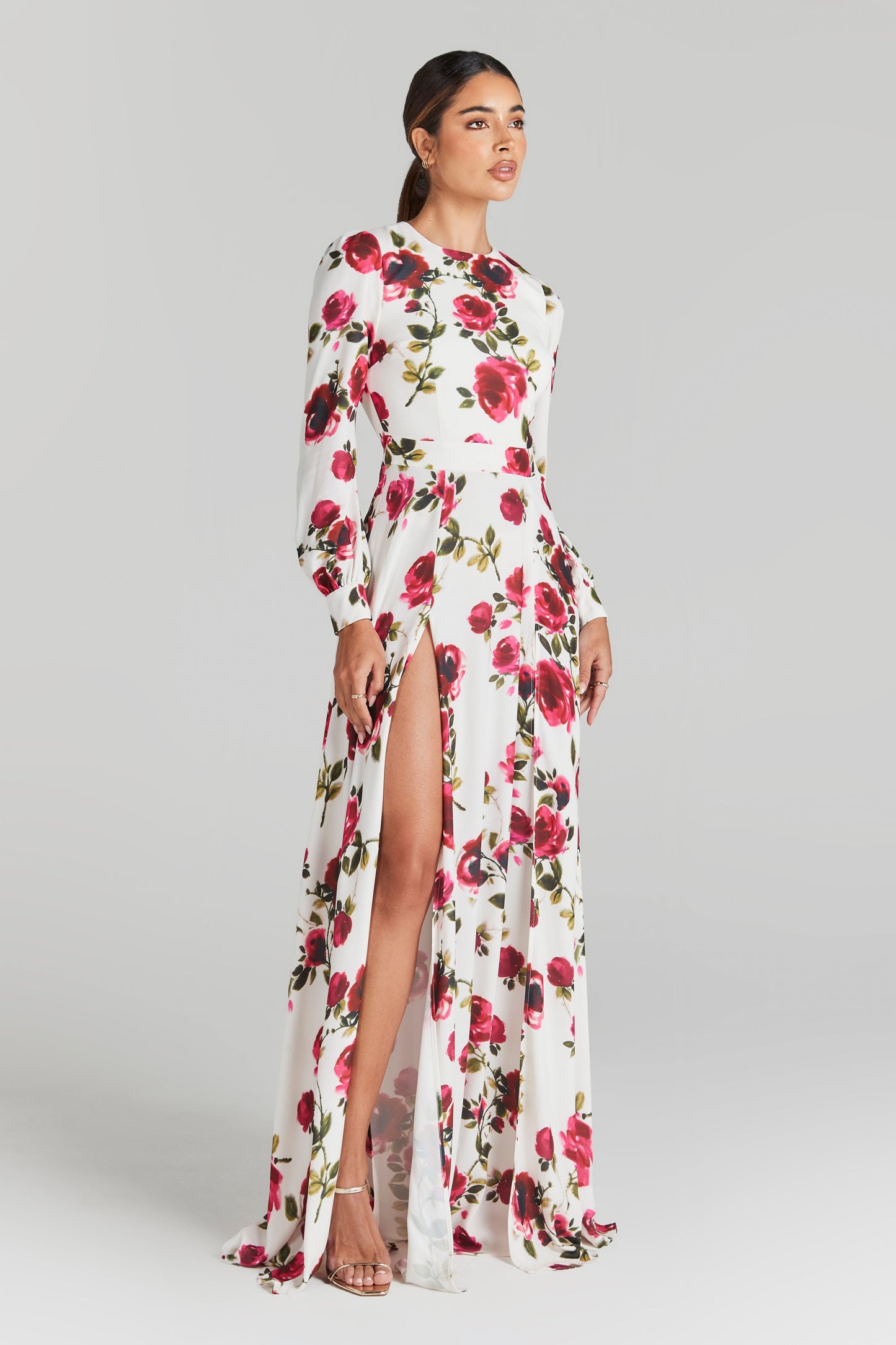 Sophia White Floral Dress
