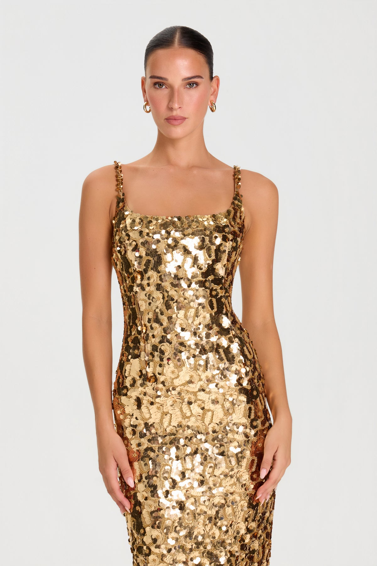 Tamara Gold Dress