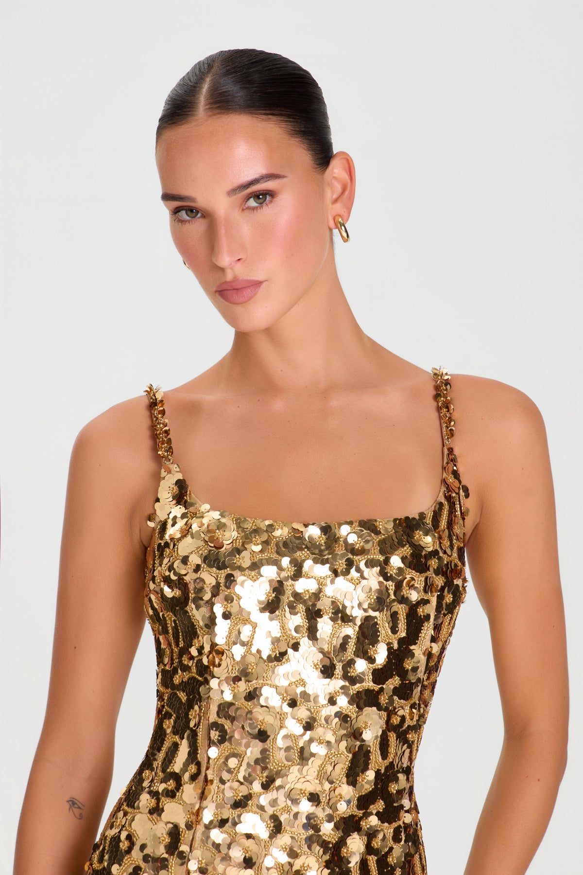 Tamara Gold Dress