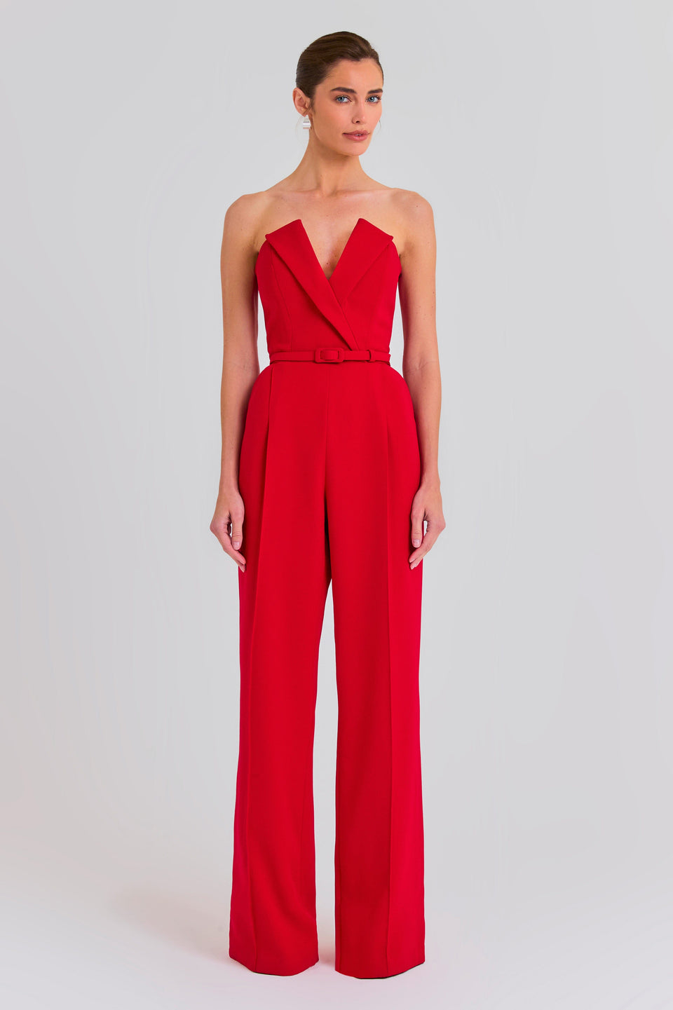 NADINE MERABI Jumpsuits Vanessa Red Jumpsuit
