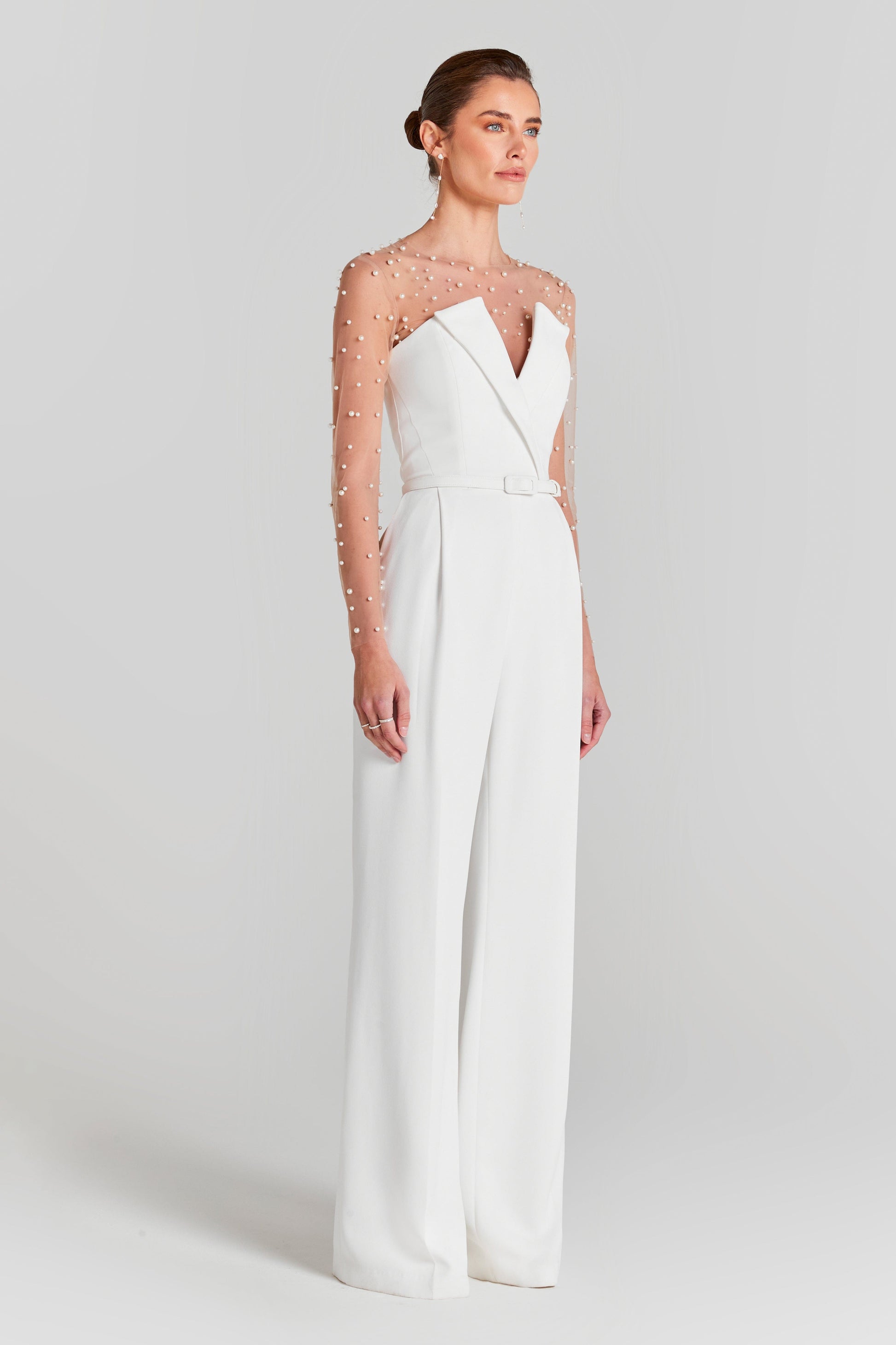 Vanessa White Jumpsuit NADINE MERABI - Main Image