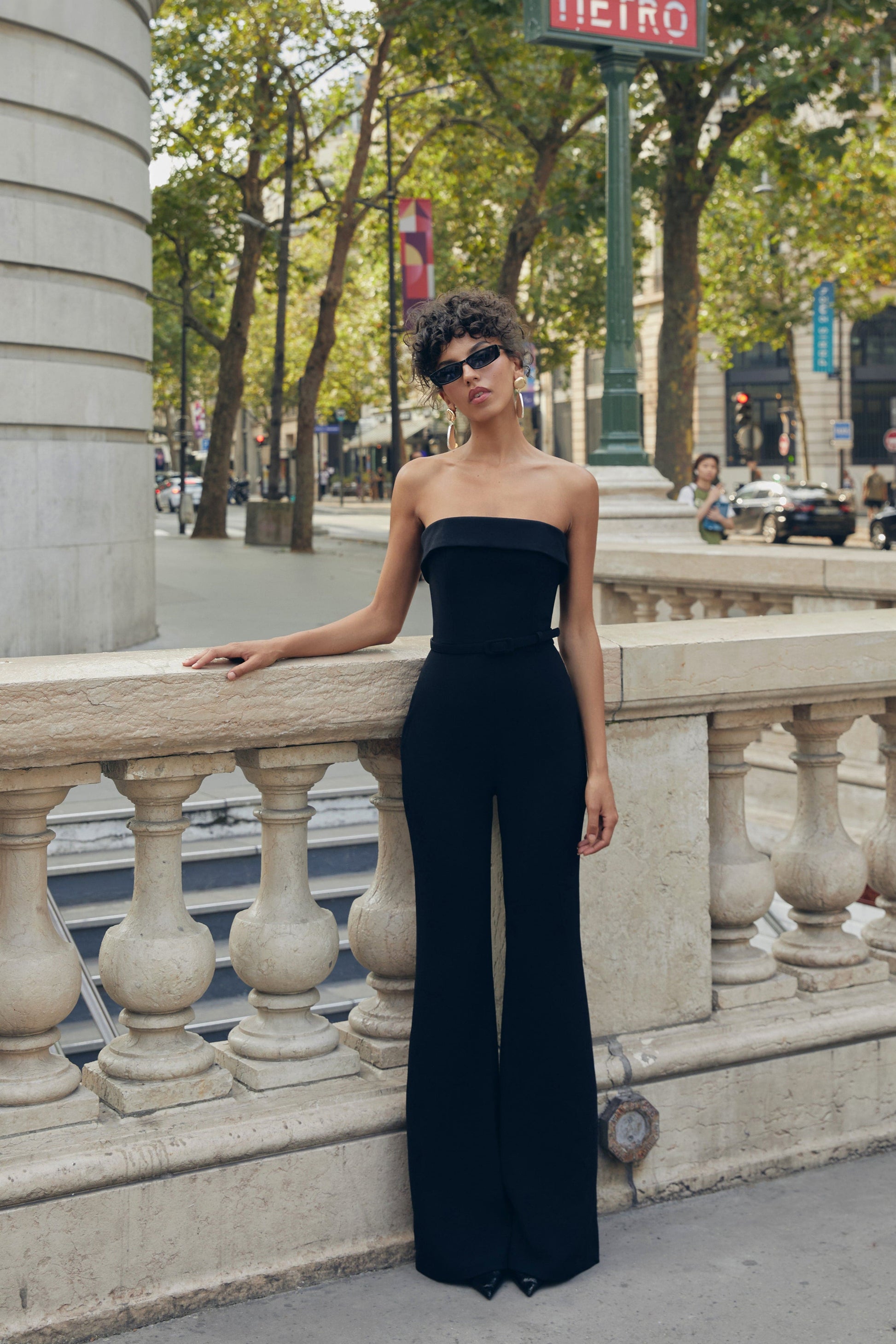 Sabrina Black Jumpsuit NADINE MERABI