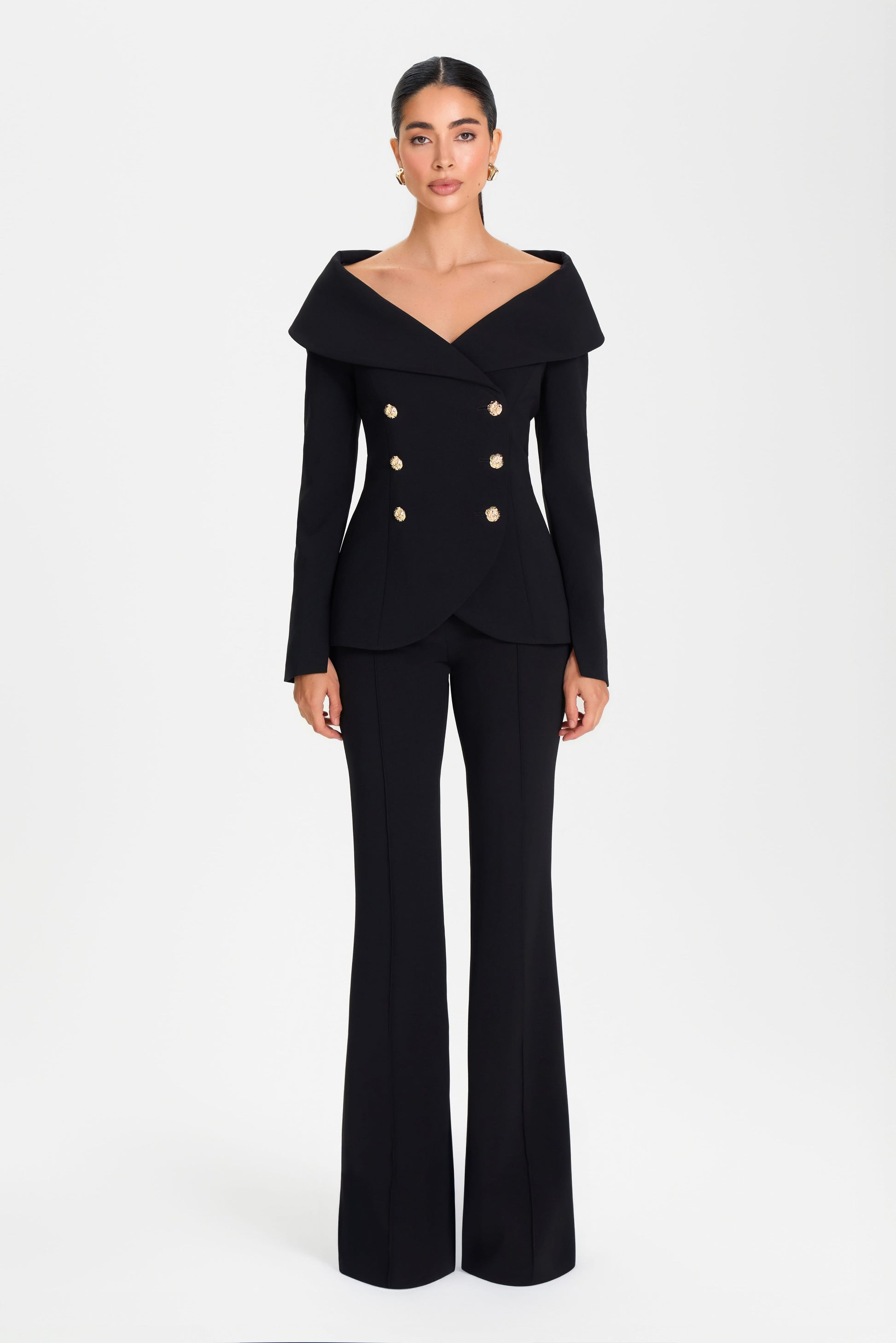 NADINE MERABI Trousers Charlotte Black Pants
