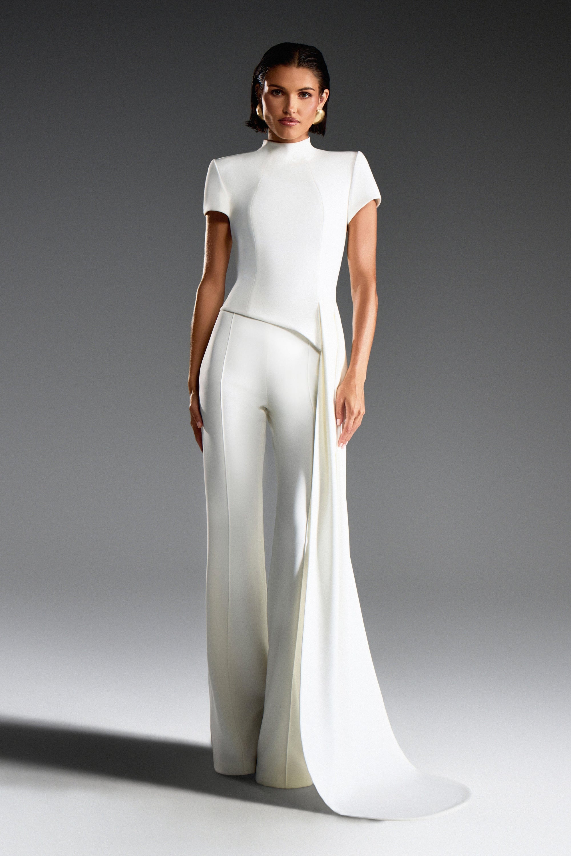 NADINE MERABI Tops Pippa White Top